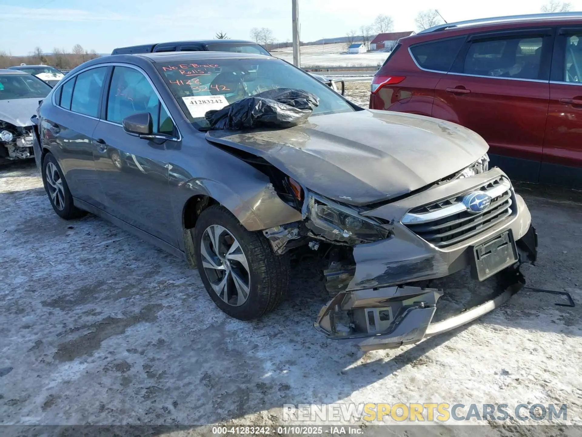 1 Photograph of a damaged car 4S3BWAF6XN3011778 SUBARU LEGACY 2022