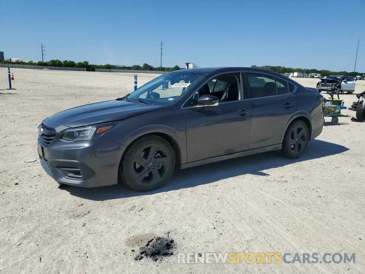1 Photograph of a damaged car 4S3BWAH60N3026741 SUBARU LEGACY 2022