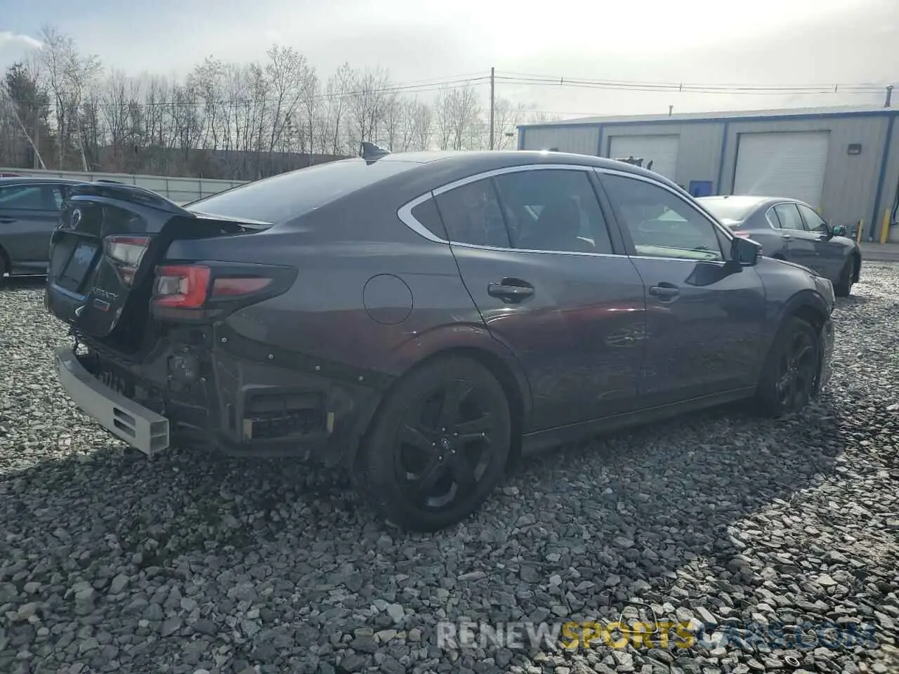 3 Photograph of a damaged car 4S3BWAH64N3018335 SUBARU LEGACY 2022