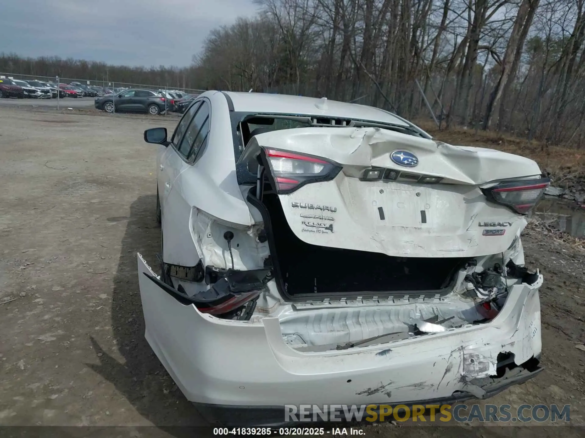 6 Photograph of a damaged car 4S3BWAH65N3009112 SUBARU LEGACY 2022
