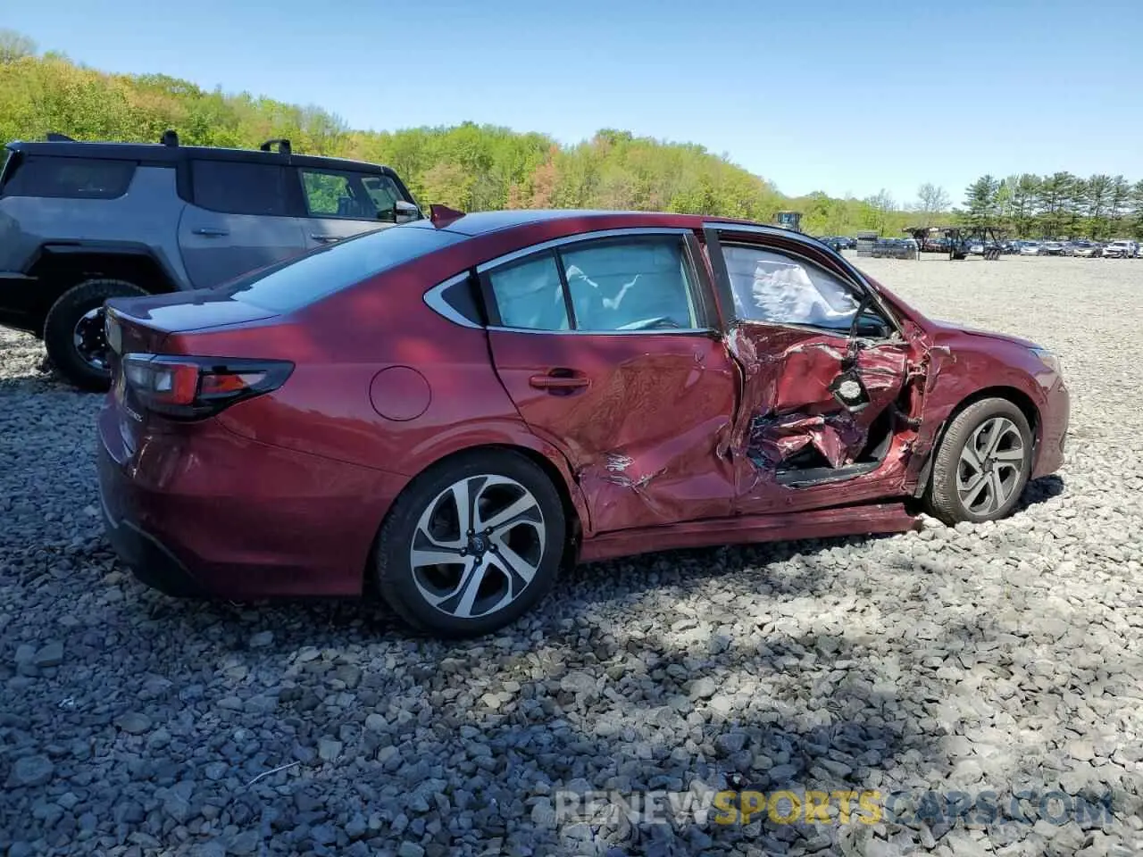 3 Photograph of a damaged car 4S3BWAM64N3003873 SUBARU LEGACY 2022