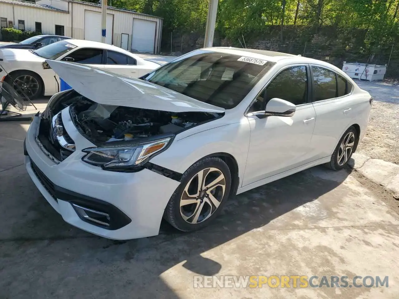 1 Photograph of a damaged car 4S3BWAN61N3005367 SUBARU LEGACY 2022