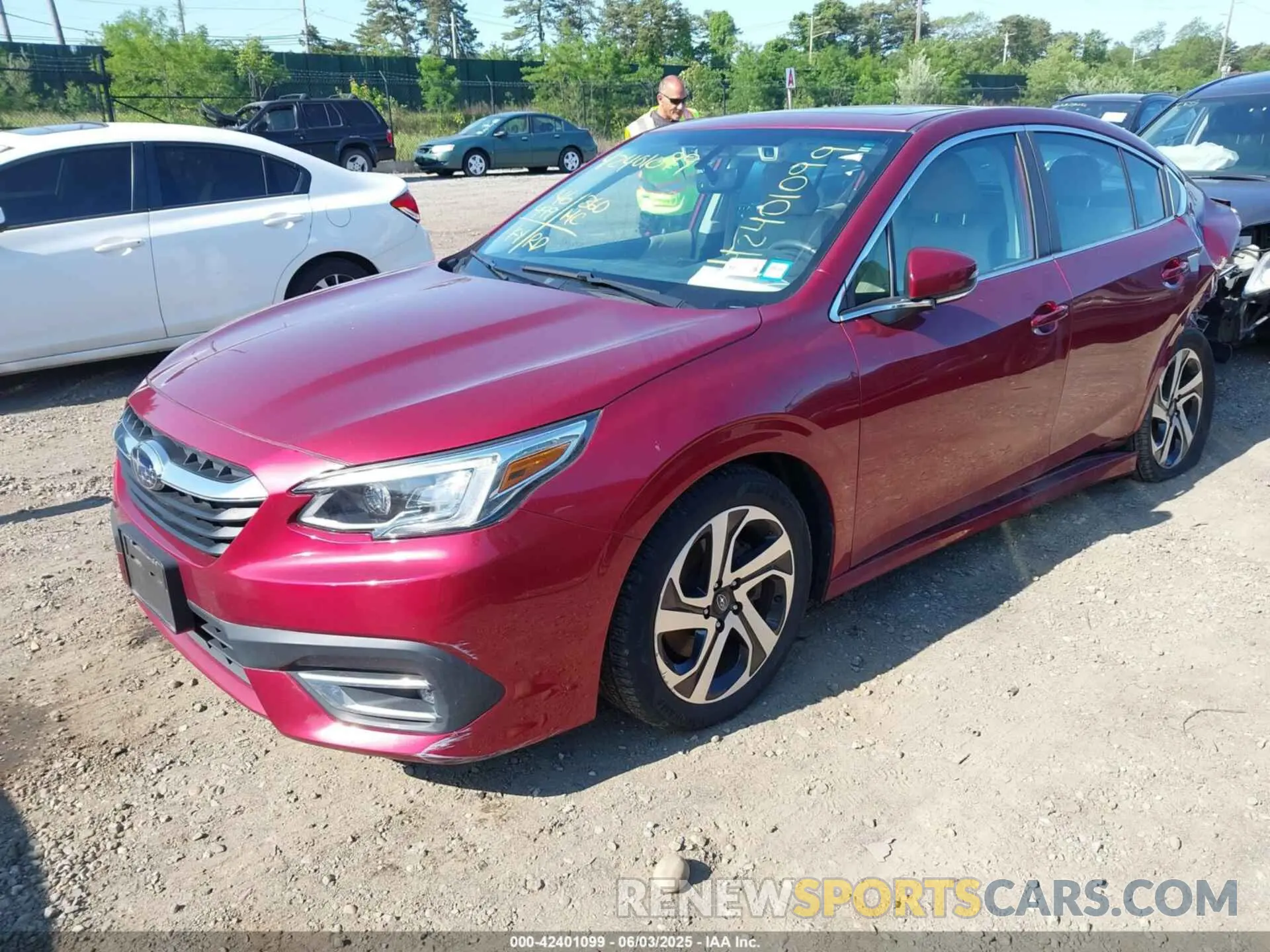 2 Photograph of a damaged car 4S3BWAN62N3018256 SUBARU LEGACY 2022