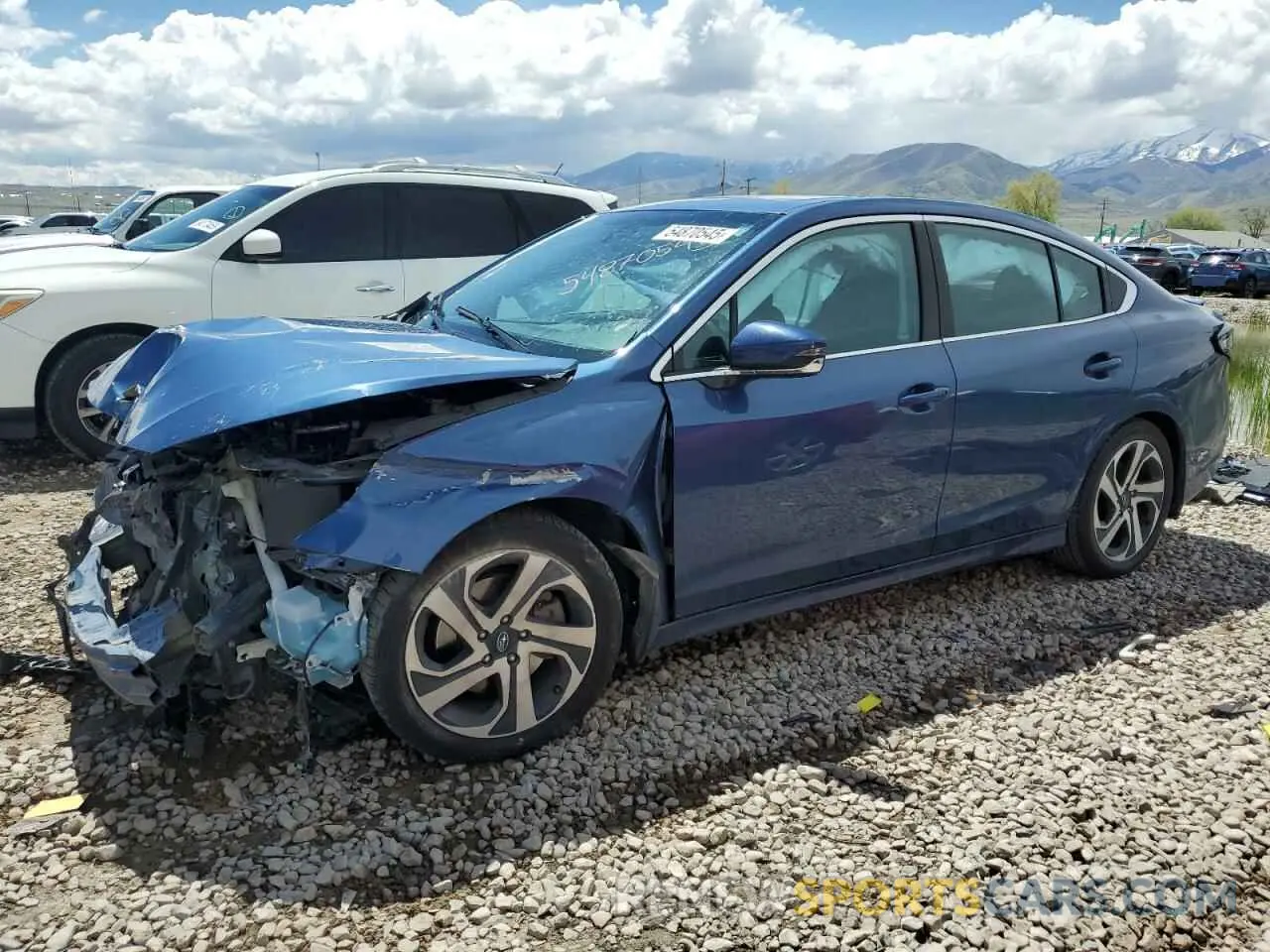 1 Photograph of a damaged car 4S3BWAN64N3008764 SUBARU LEGACY 2022
