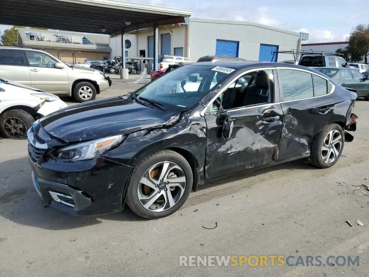 1 Photograph of a damaged car 4S3BWAN64N3019487 SUBARU LEGACY 2022