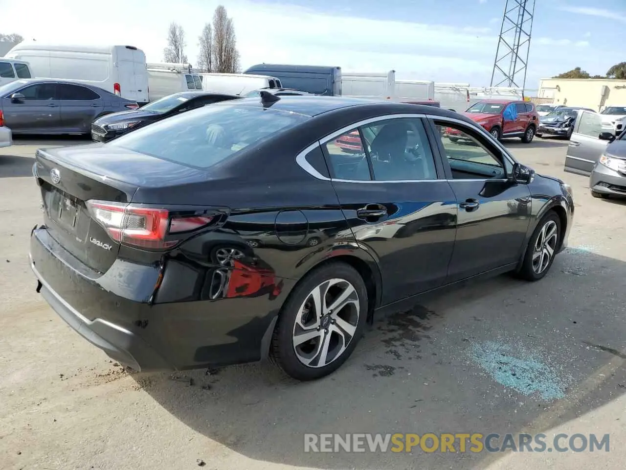 3 Photograph of a damaged car 4S3BWAN64N3019487 SUBARU LEGACY 2022