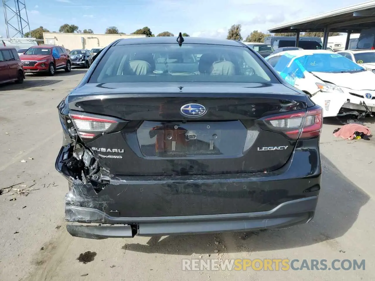 6 Photograph of a damaged car 4S3BWAN64N3019487 SUBARU LEGACY 2022