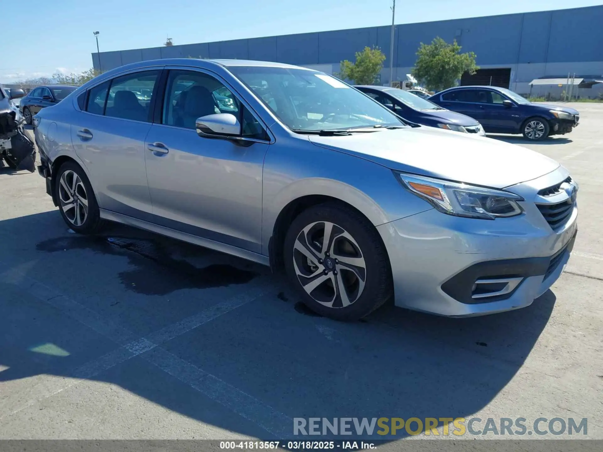 1 Photograph of a damaged car 4S3BWAN64N3026620 SUBARU LEGACY 2022