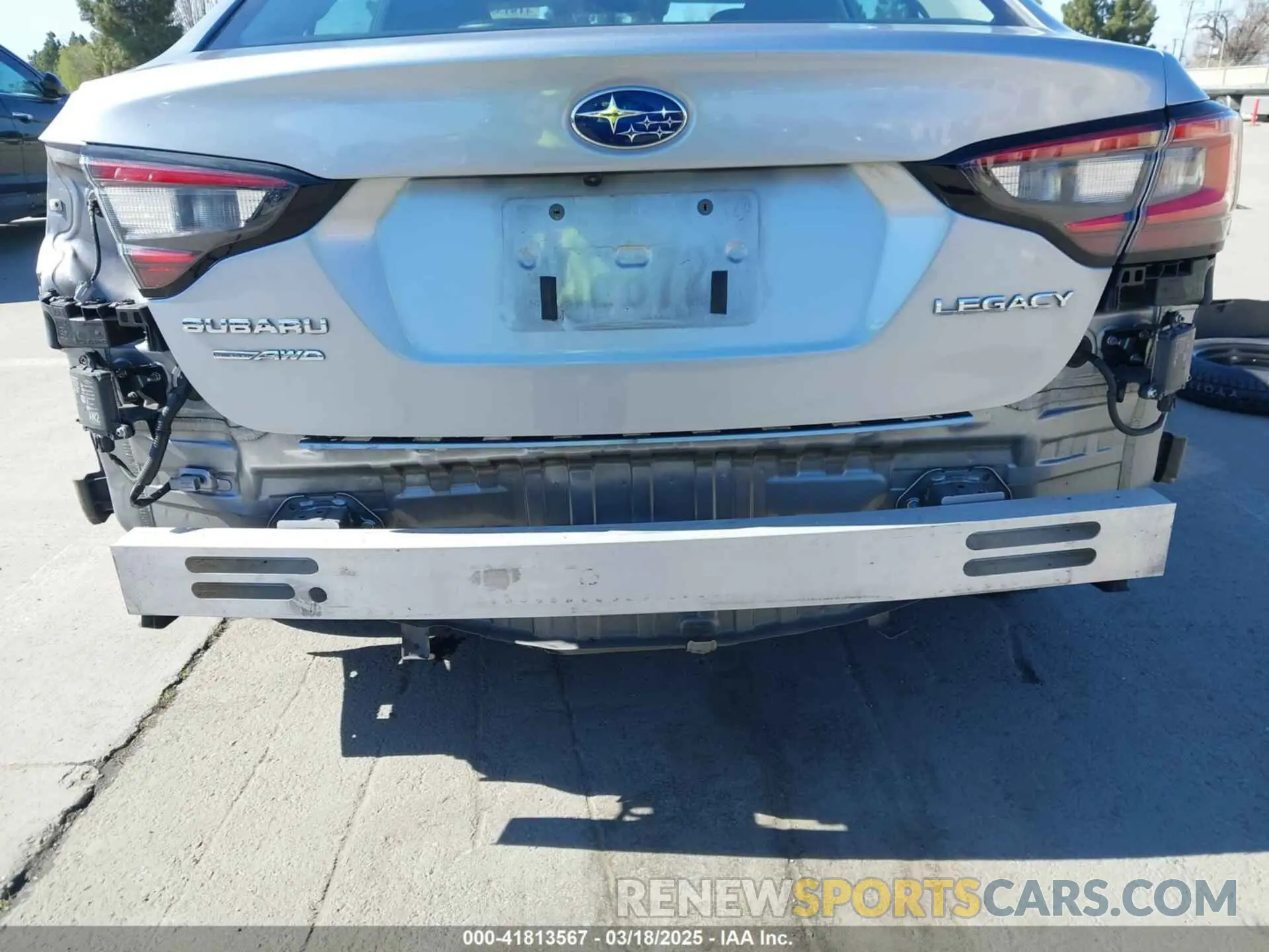 6 Photograph of a damaged car 4S3BWAN64N3026620 SUBARU LEGACY 2022