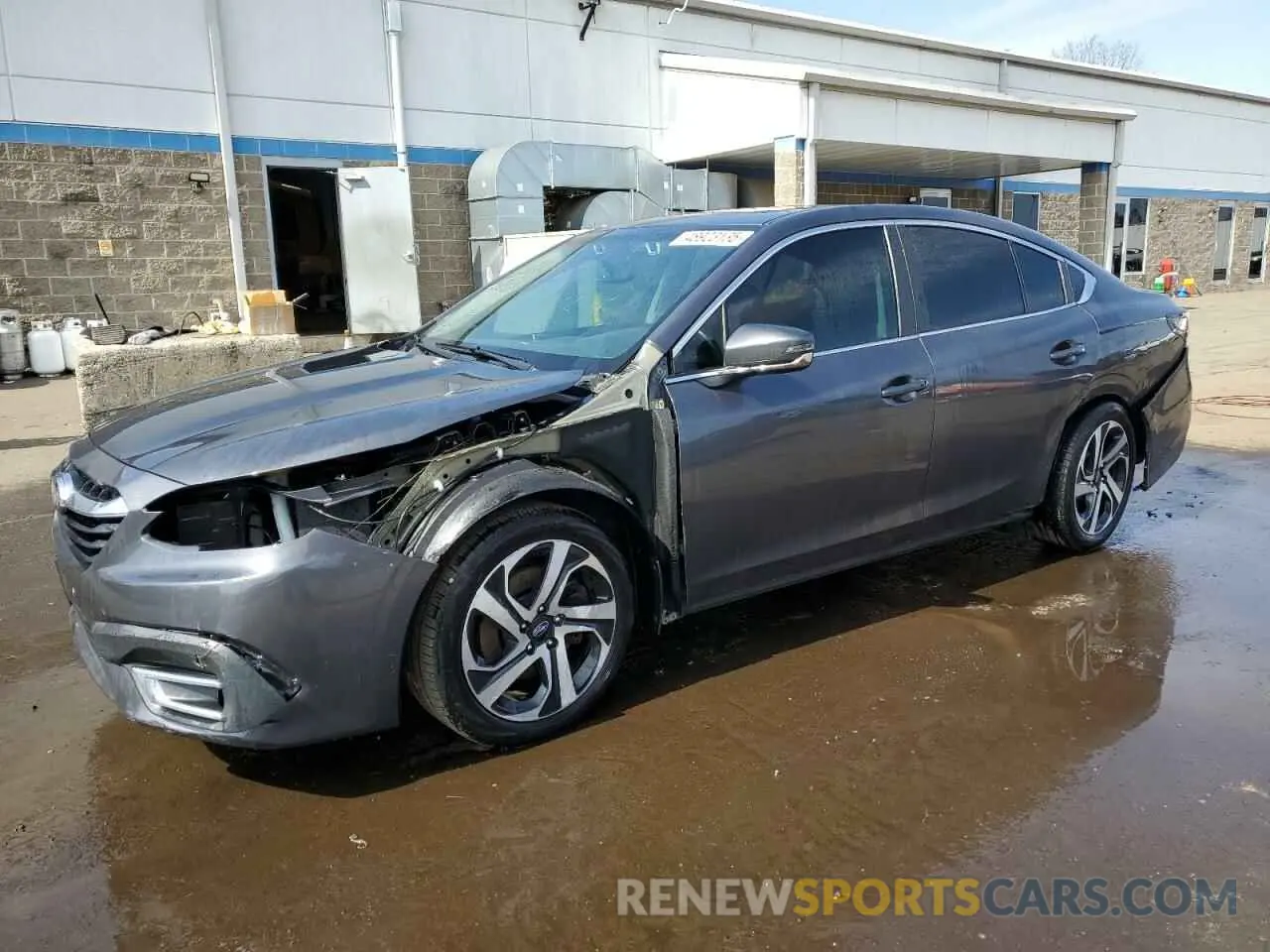 1 Photograph of a damaged car 4S3BWAN64N3027279 SUBARU LEGACY 2022