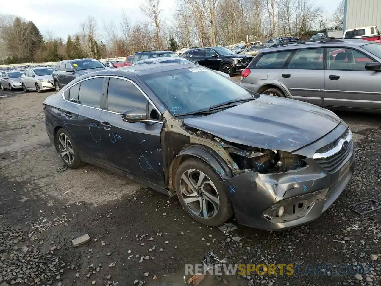 4 Photograph of a damaged car 4S3BWAN65N3003993 SUBARU LEGACY 2022