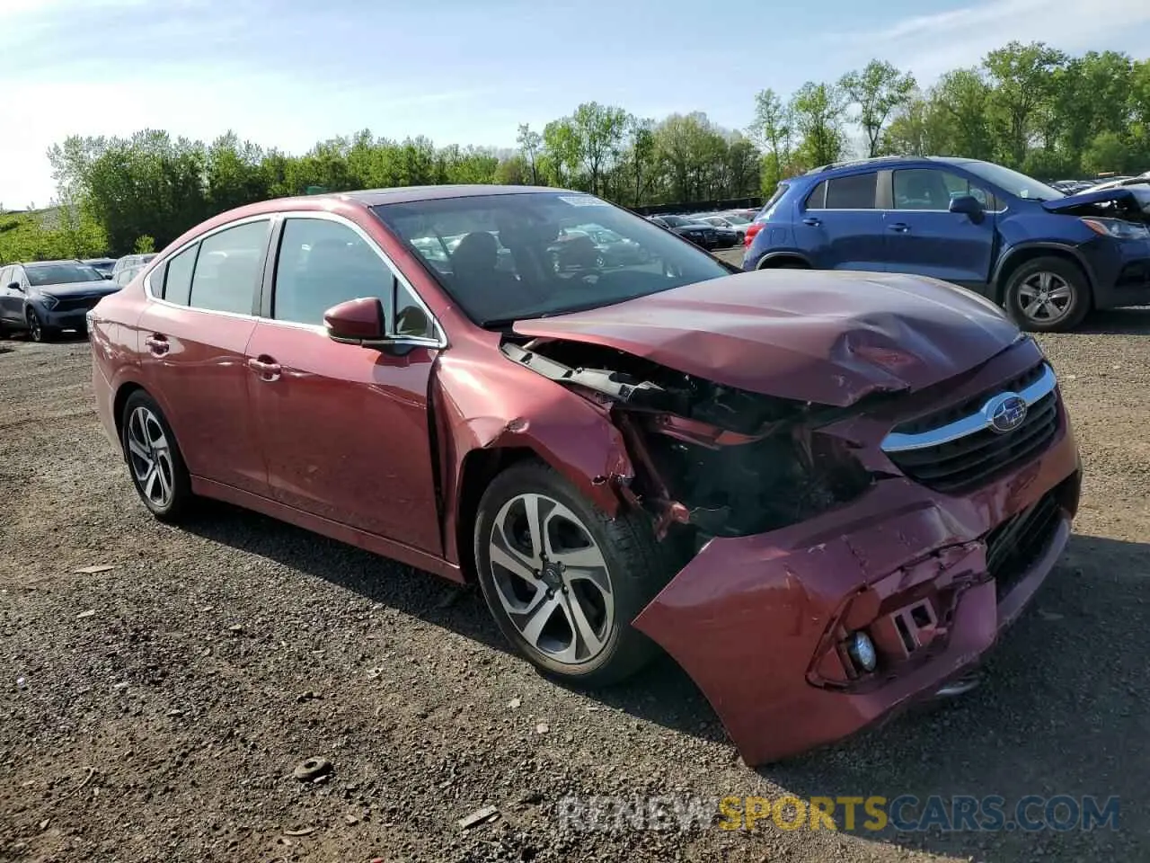 4 Photograph of a damaged car 4S3BWAN66N3014825 SUBARU LEGACY 2022