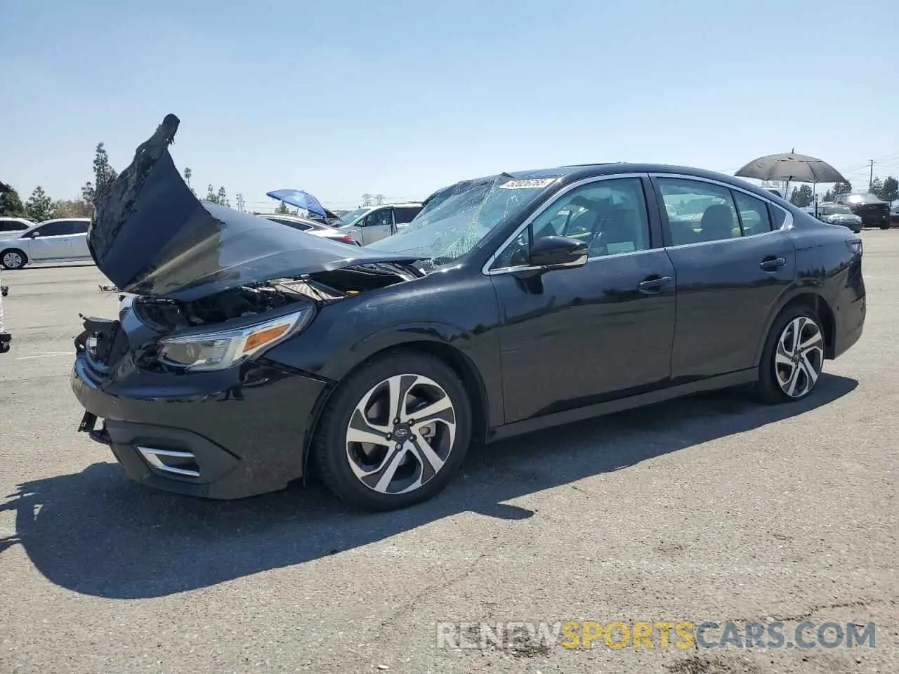 1 Photograph of a damaged car 4S3BWGN61N3028294 SUBARU LEGACY 2022