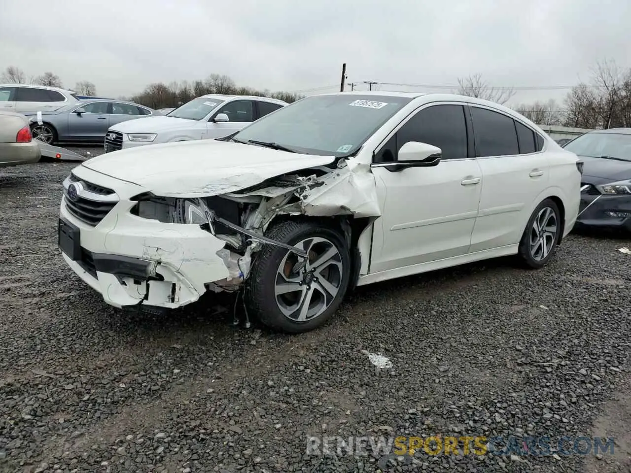 1 Photograph of a damaged car 4S3BWGN64N3024661 SUBARU LEGACY 2022
