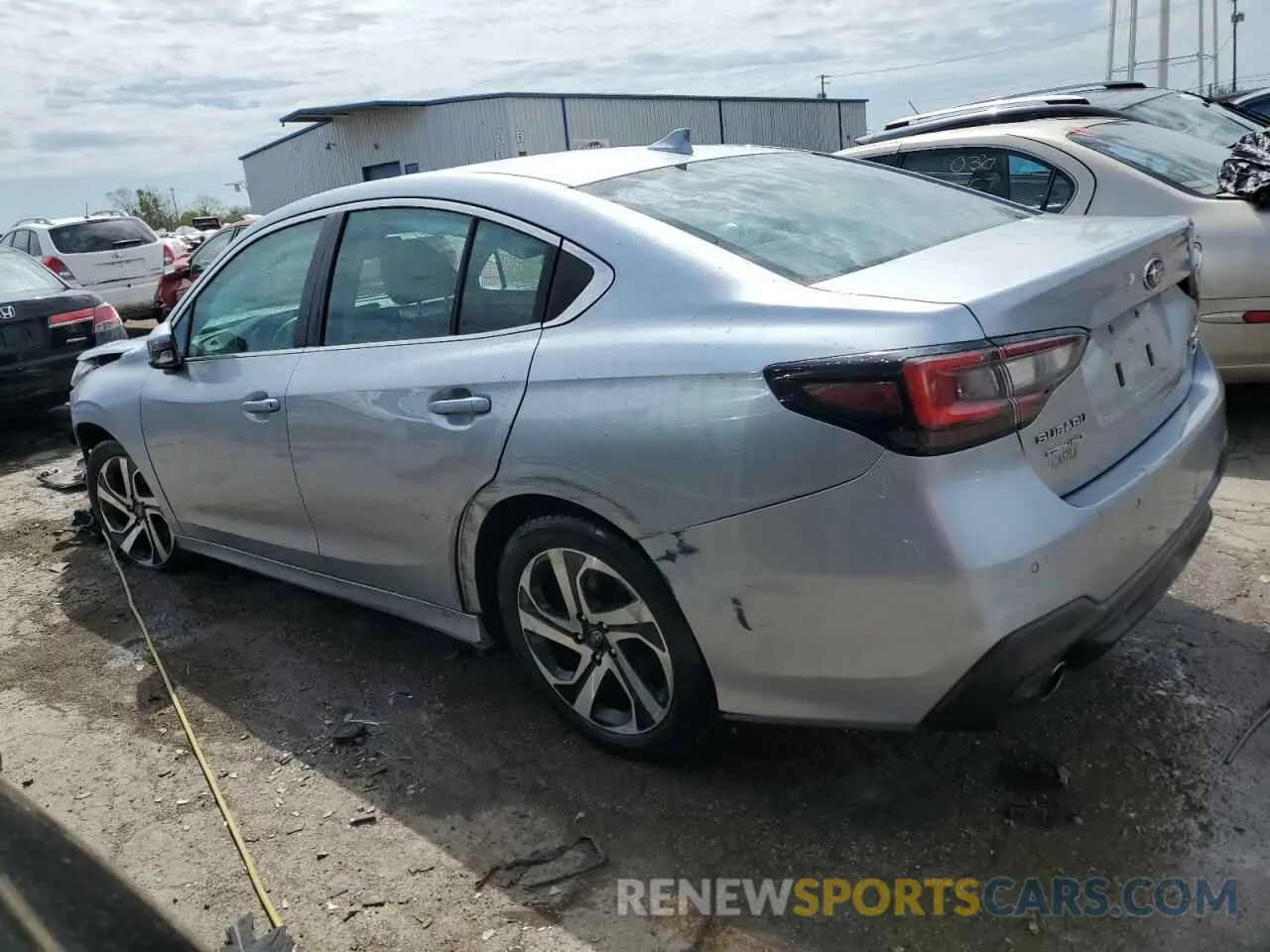 2 Photograph of a damaged car 4S3BWGN68N3028177 SUBARU LEGACY 2022