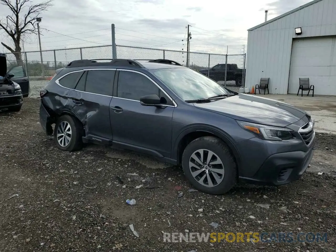 4 Photograph of a damaged car 4S4BTAAC4N3170362 SUBARU LEGACY 2022