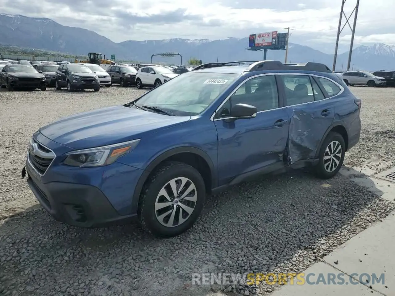 1 Photograph of a damaged car 4S4BTAAC5N3259812 SUBARU LEGACY 2022