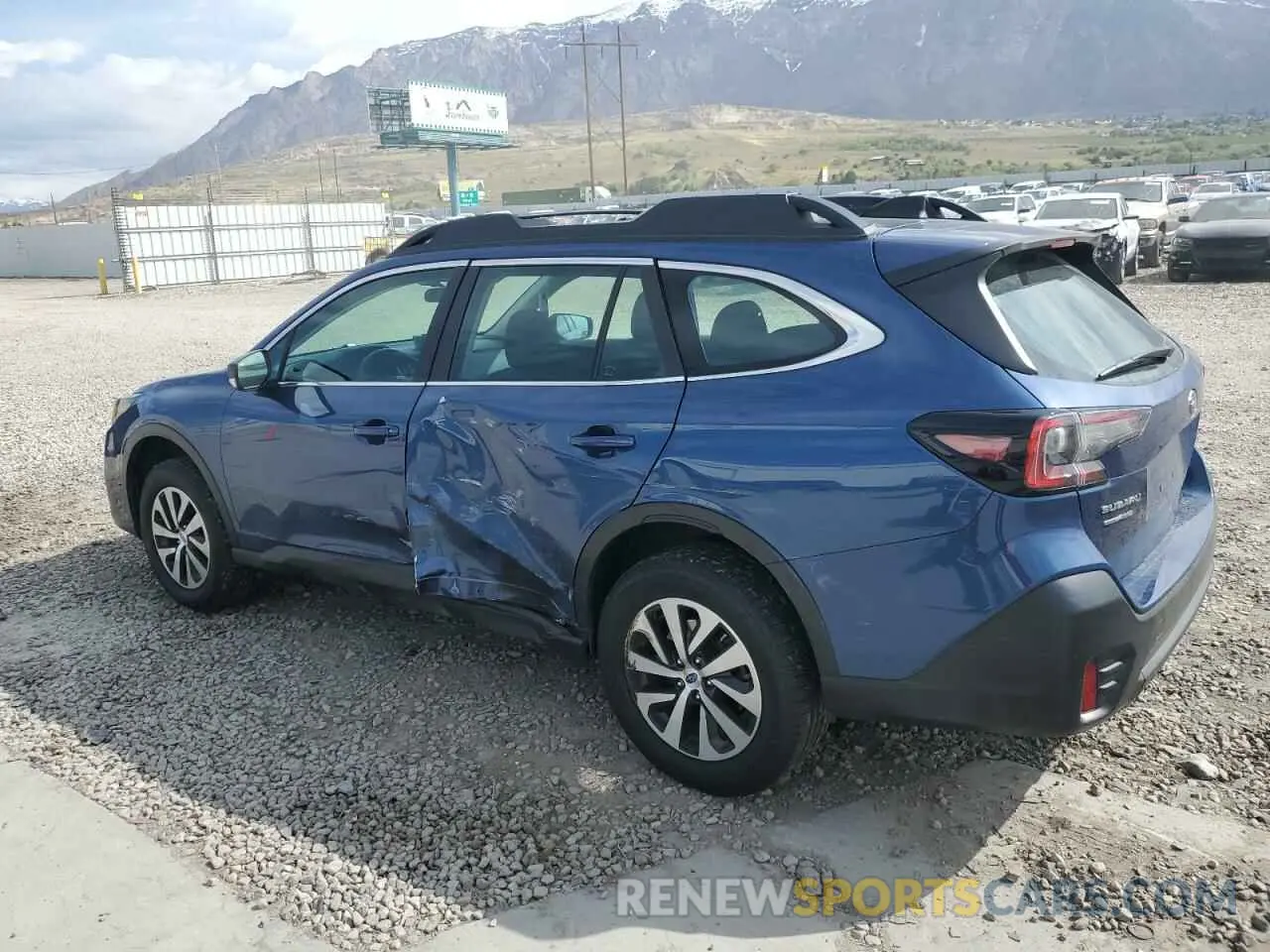 2 Photograph of a damaged car 4S4BTAAC5N3259812 SUBARU LEGACY 2022