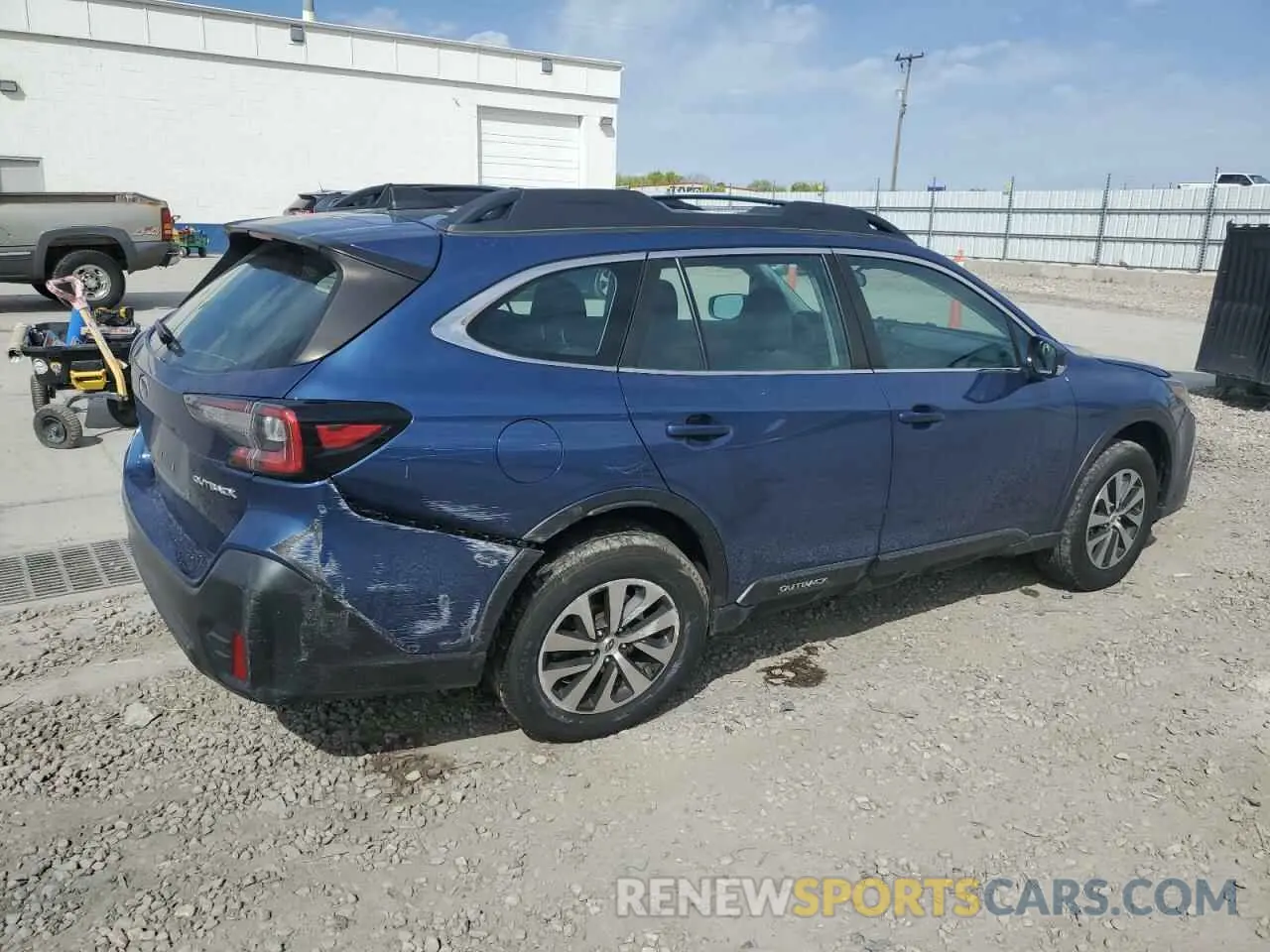 3 Photograph of a damaged car 4S4BTAAC5N3259812 SUBARU LEGACY 2022