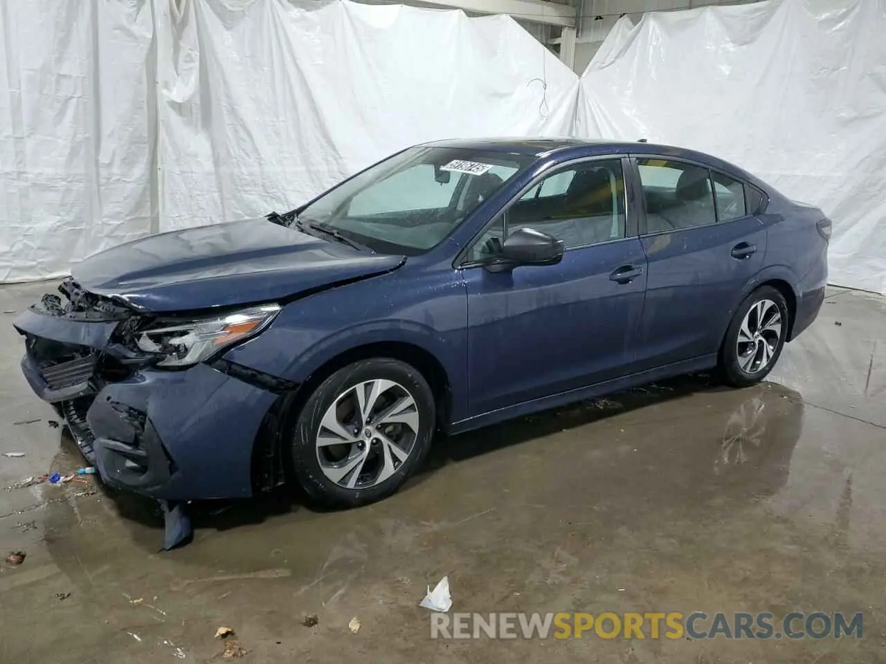 1 Photograph of a damaged car 4S3BWAB63P3016796 SUBARU LEGACY 2023