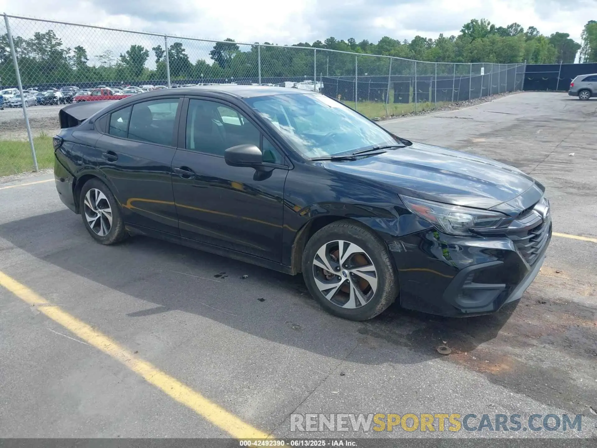 1 Photograph of a damaged car 4S3BWAB65P3015018 SUBARU LEGACY 2023