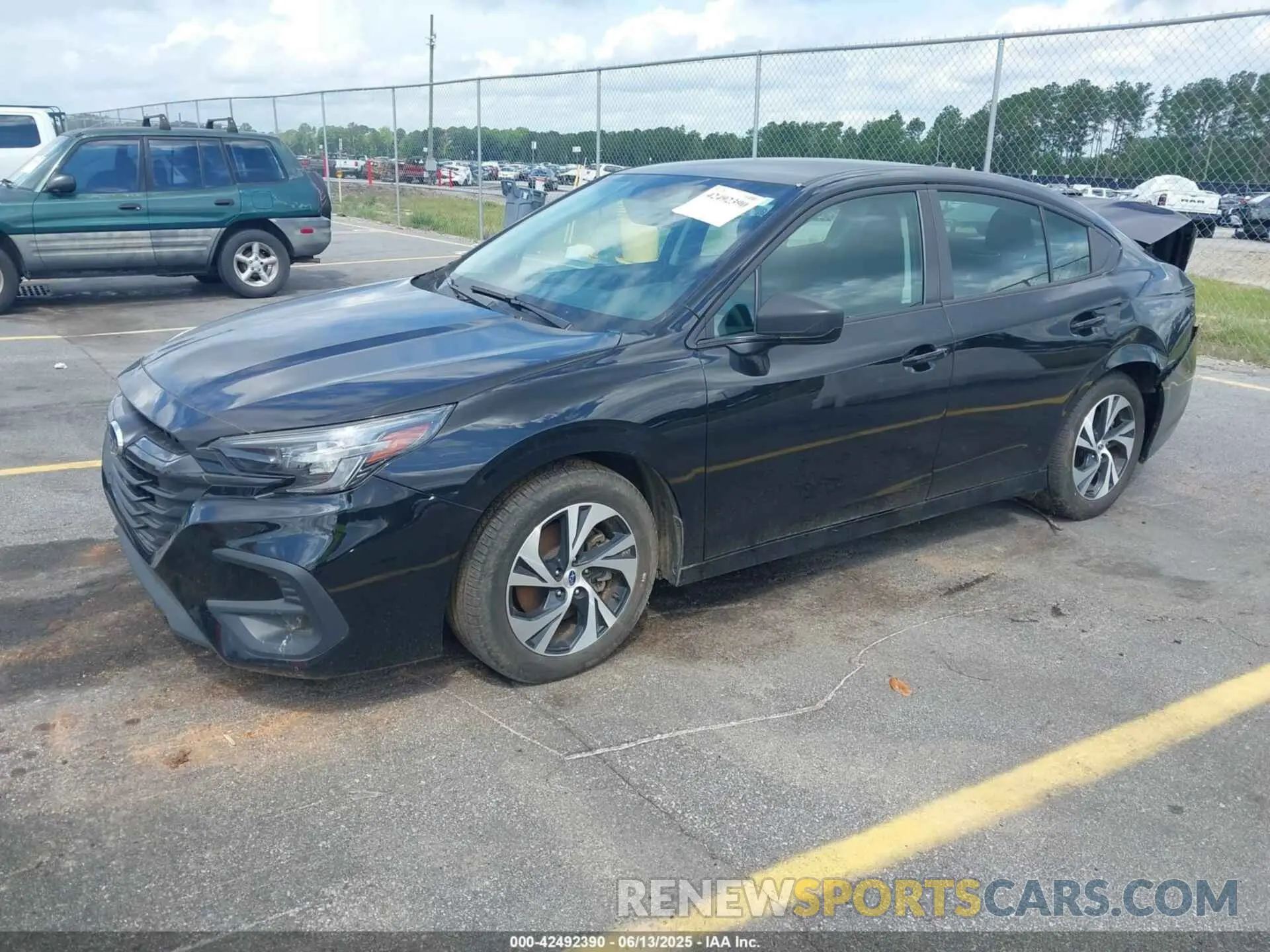 2 Photograph of a damaged car 4S3BWAB65P3015018 SUBARU LEGACY 2023