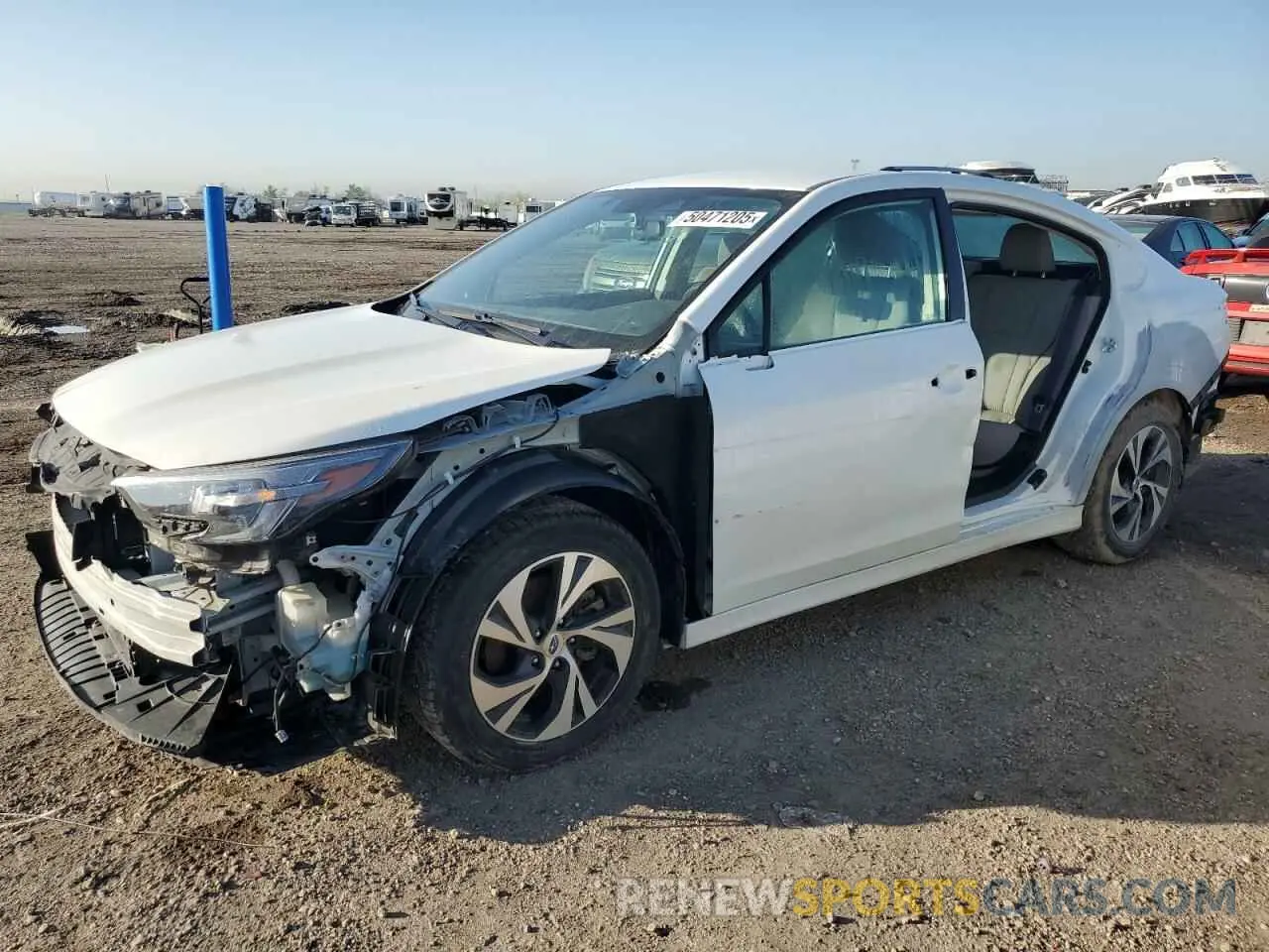 1 Photograph of a damaged car 4S3BWAC65P3008276 SUBARU LEGACY 2023