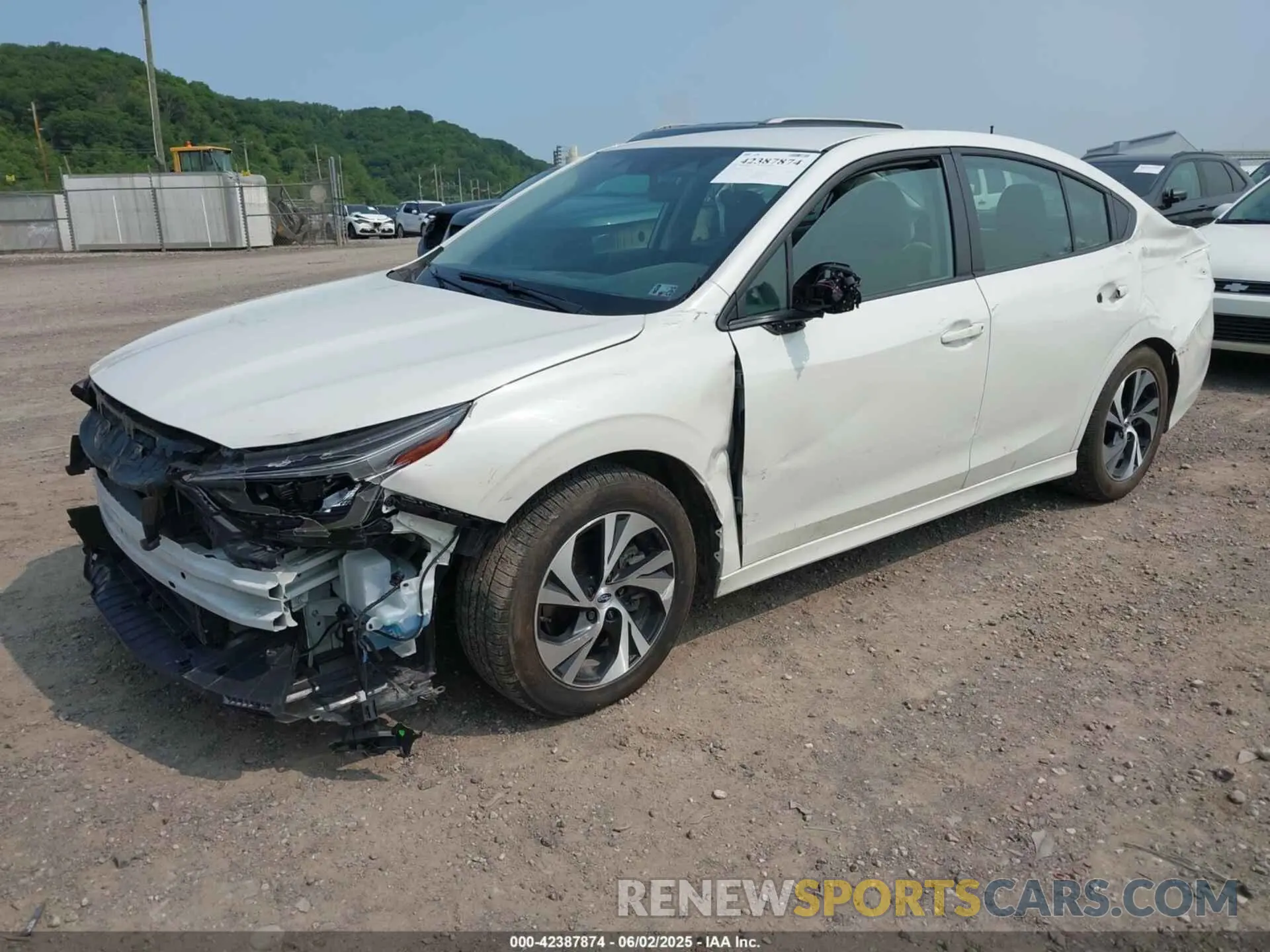 2 Photograph of a damaged car 4S3BWAC68P3010846 SUBARU LEGACY 2023