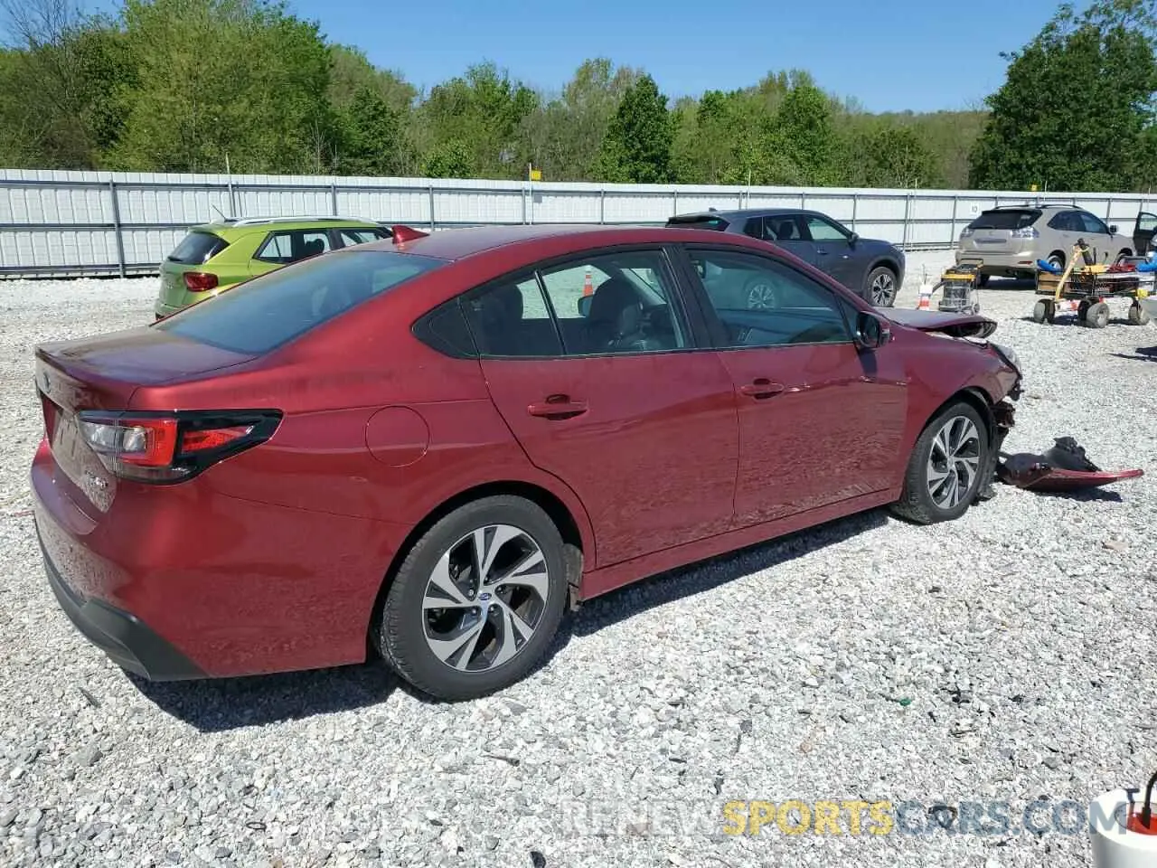 3 Photograph of a damaged car 4S3BWAD60P3006269 SUBARU LEGACY 2023