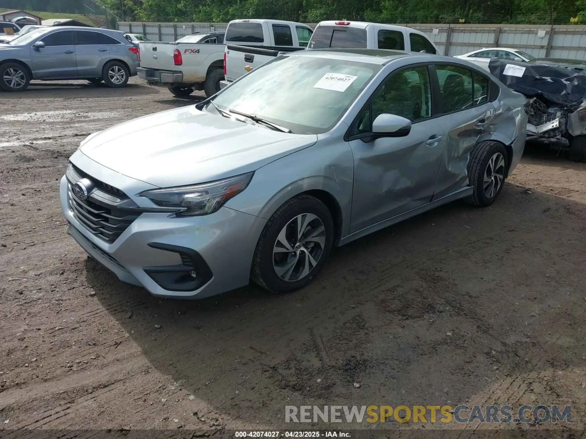 2 Photograph of a damaged car 4S3BWAF61P3012501 SUBARU LEGACY 2023