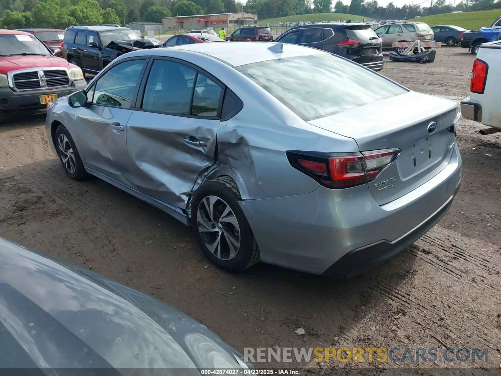 3 Photograph of a damaged car 4S3BWAF61P3012501 SUBARU LEGACY 2023