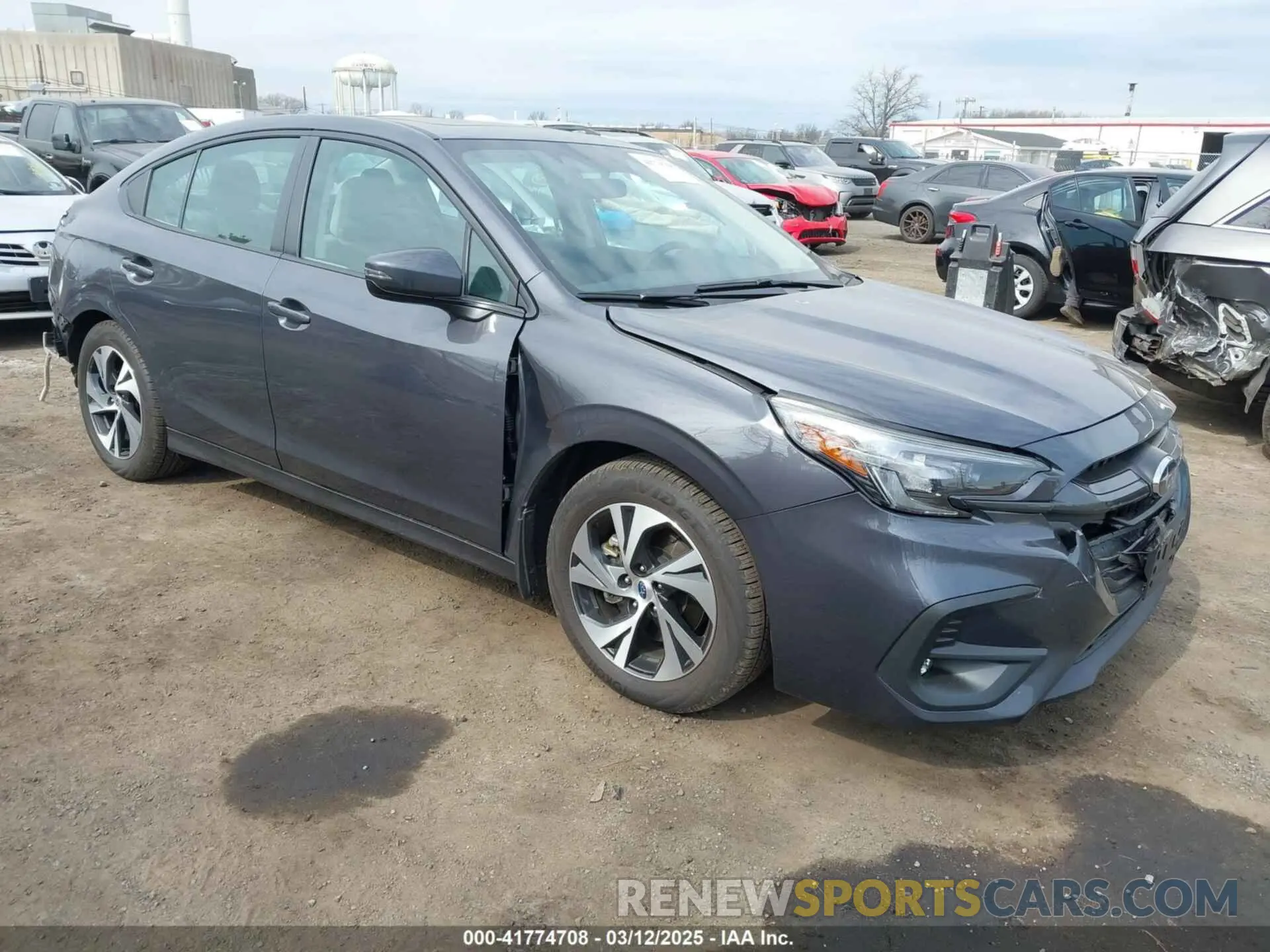 1 Photograph of a damaged car 4S3BWAF64P3011200 SUBARU LEGACY 2023