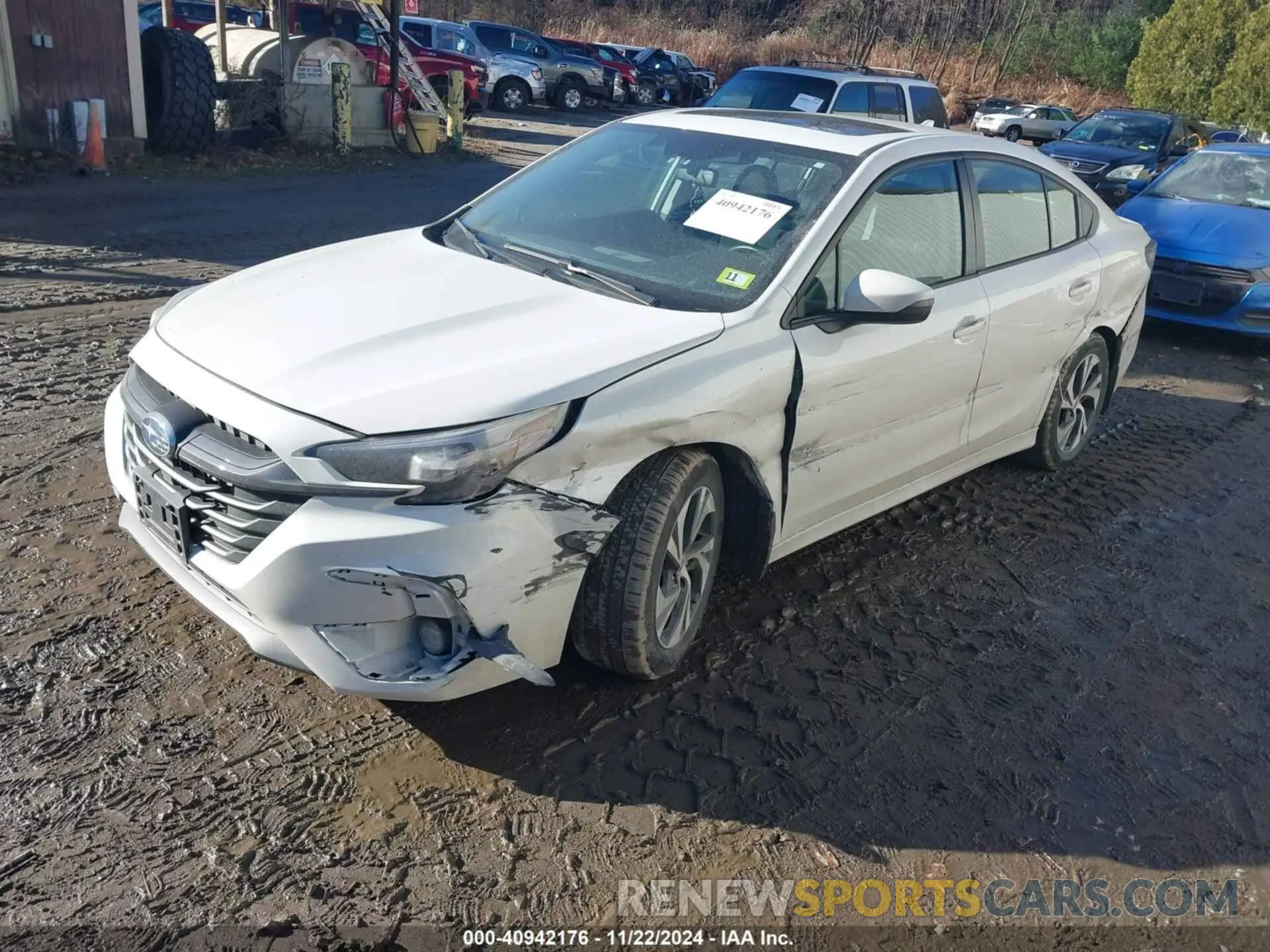 2 Photograph of a damaged car 4S3BWAF68P3004184 SUBARU LEGACY 2023