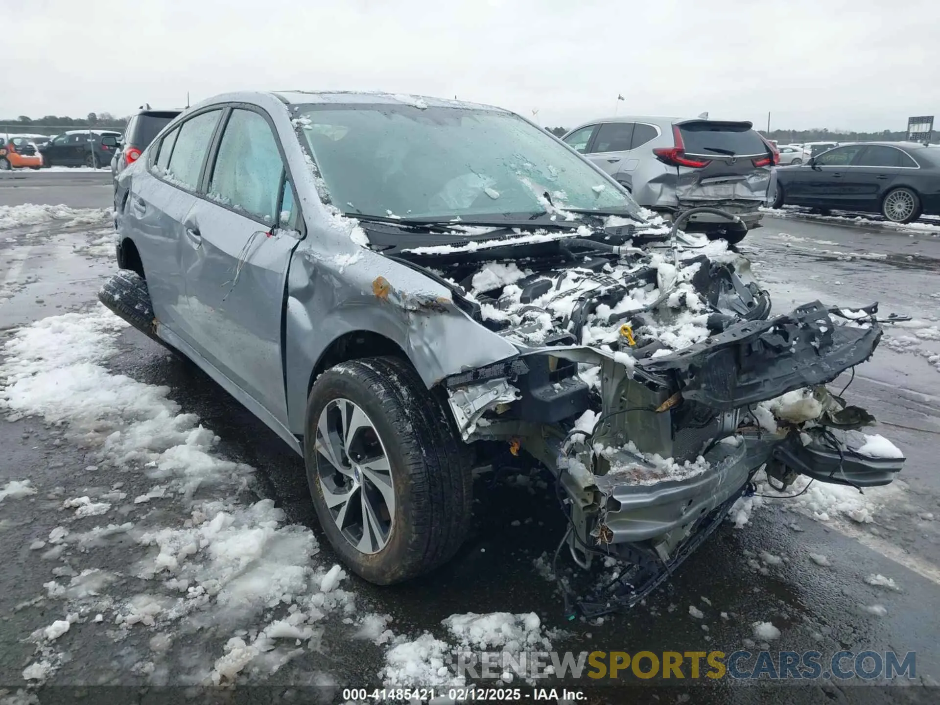 1 Photograph of a damaged car 4S3BWAF68P3010213 SUBARU LEGACY 2023