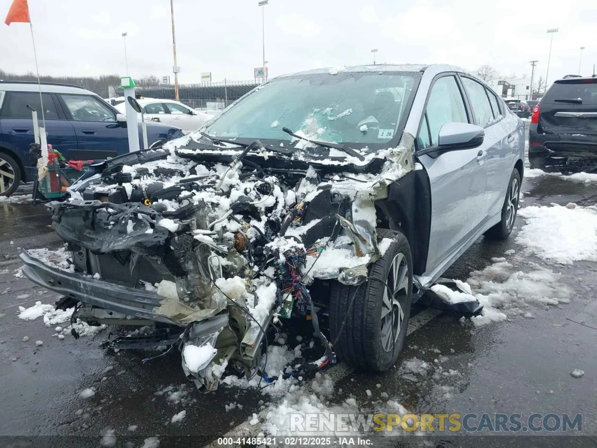2 Photograph of a damaged car 4S3BWAF68P3010213 SUBARU LEGACY 2023
