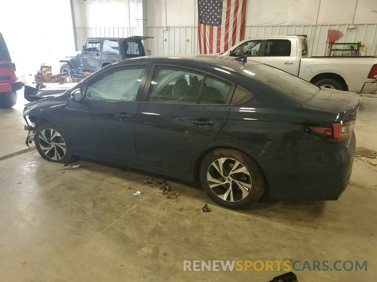 2 Photograph of a damaged car 4S3BWAF6XP3010925 SUBARU LEGACY 2023