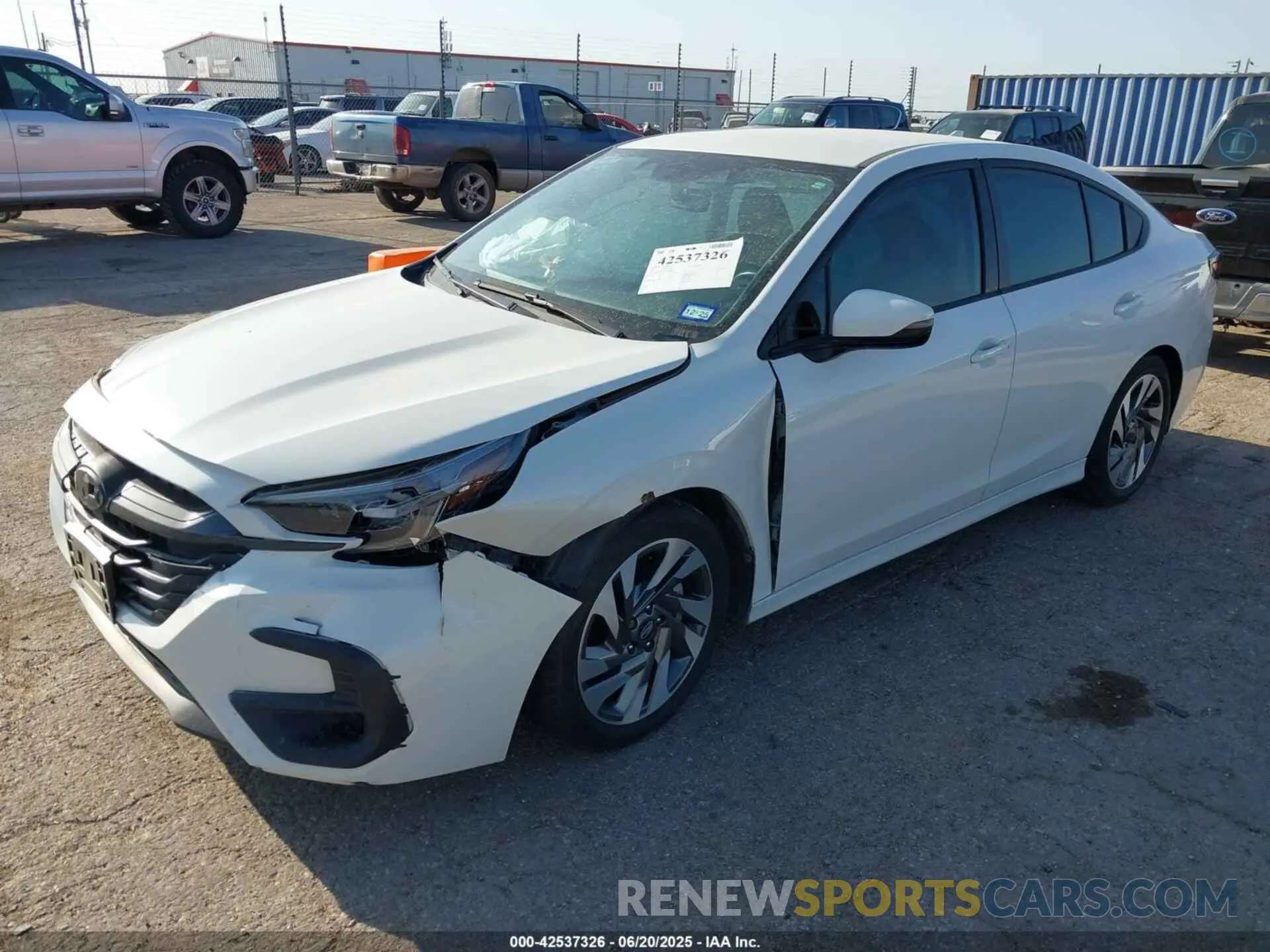 2 Photograph of a damaged car 4S3BWAM69P3006688 SUBARU LEGACY 2023