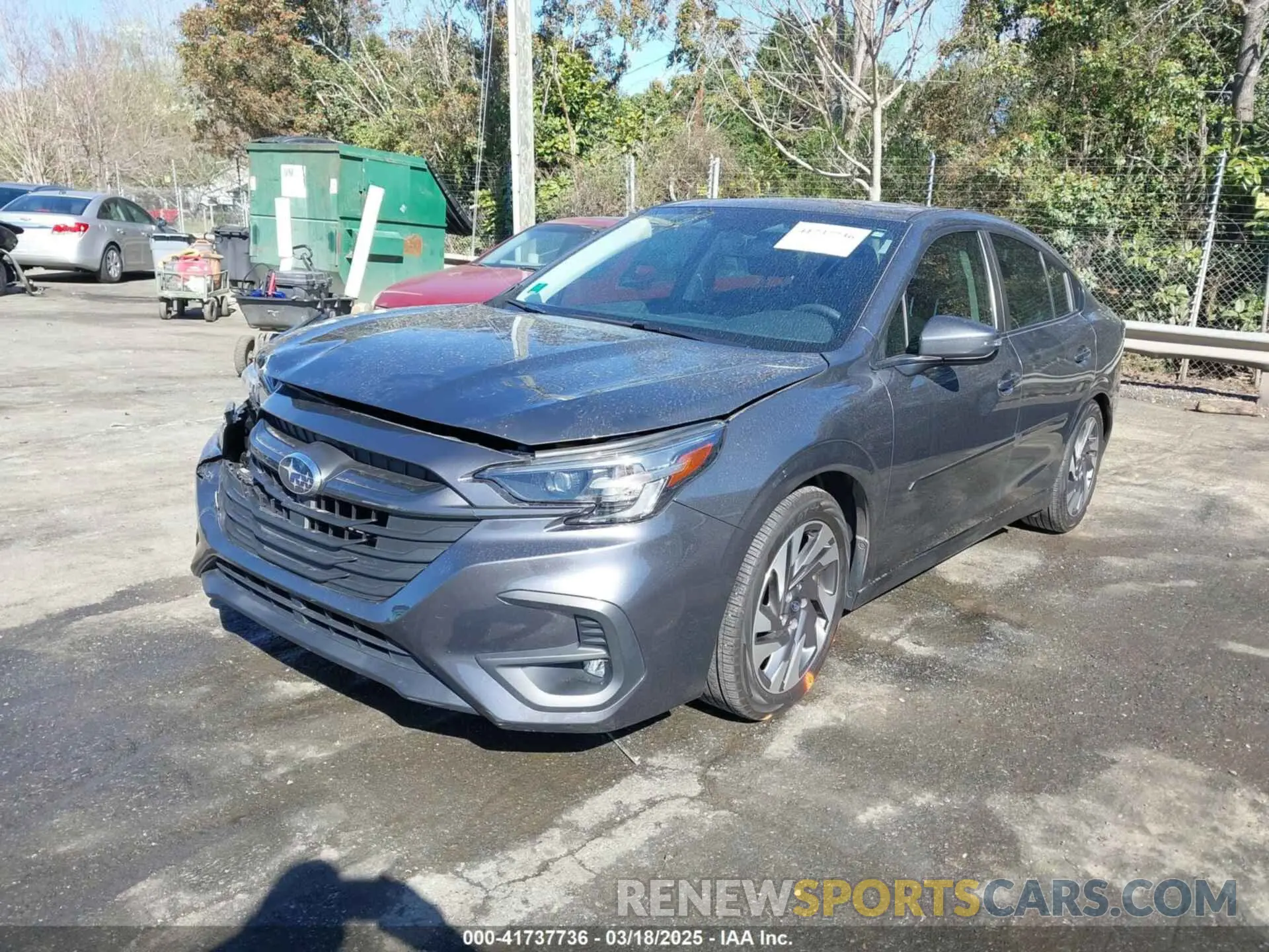 2 Photograph of a damaged car 4S3BWAN60P3009347 SUBARU LEGACY 2023