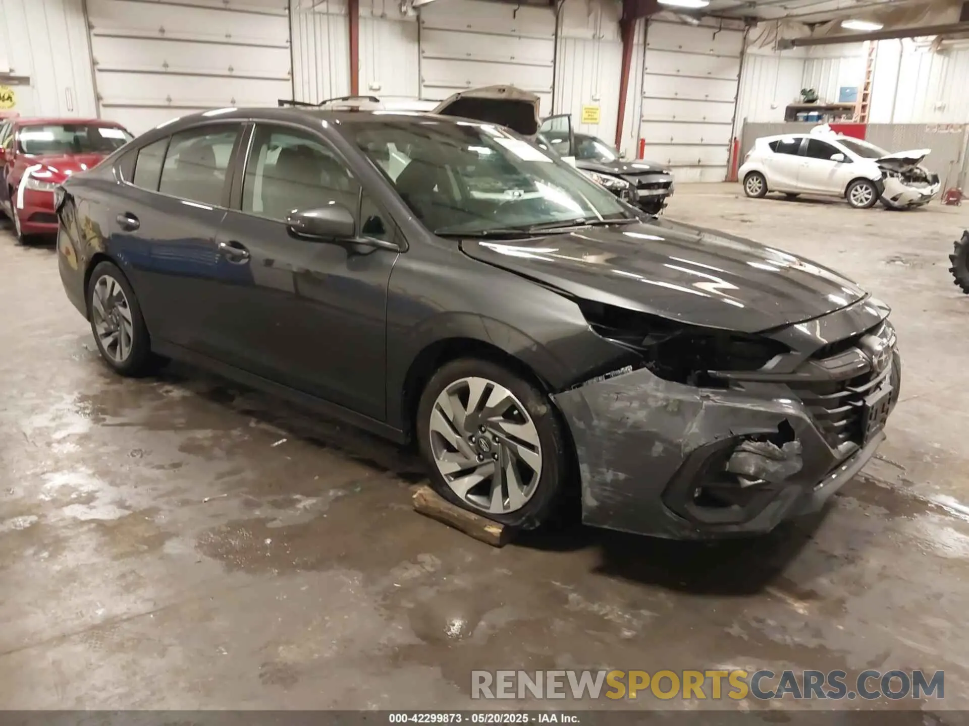 1 Photograph of a damaged car 4S3BWAN61P3014704 SUBARU LEGACY 2023