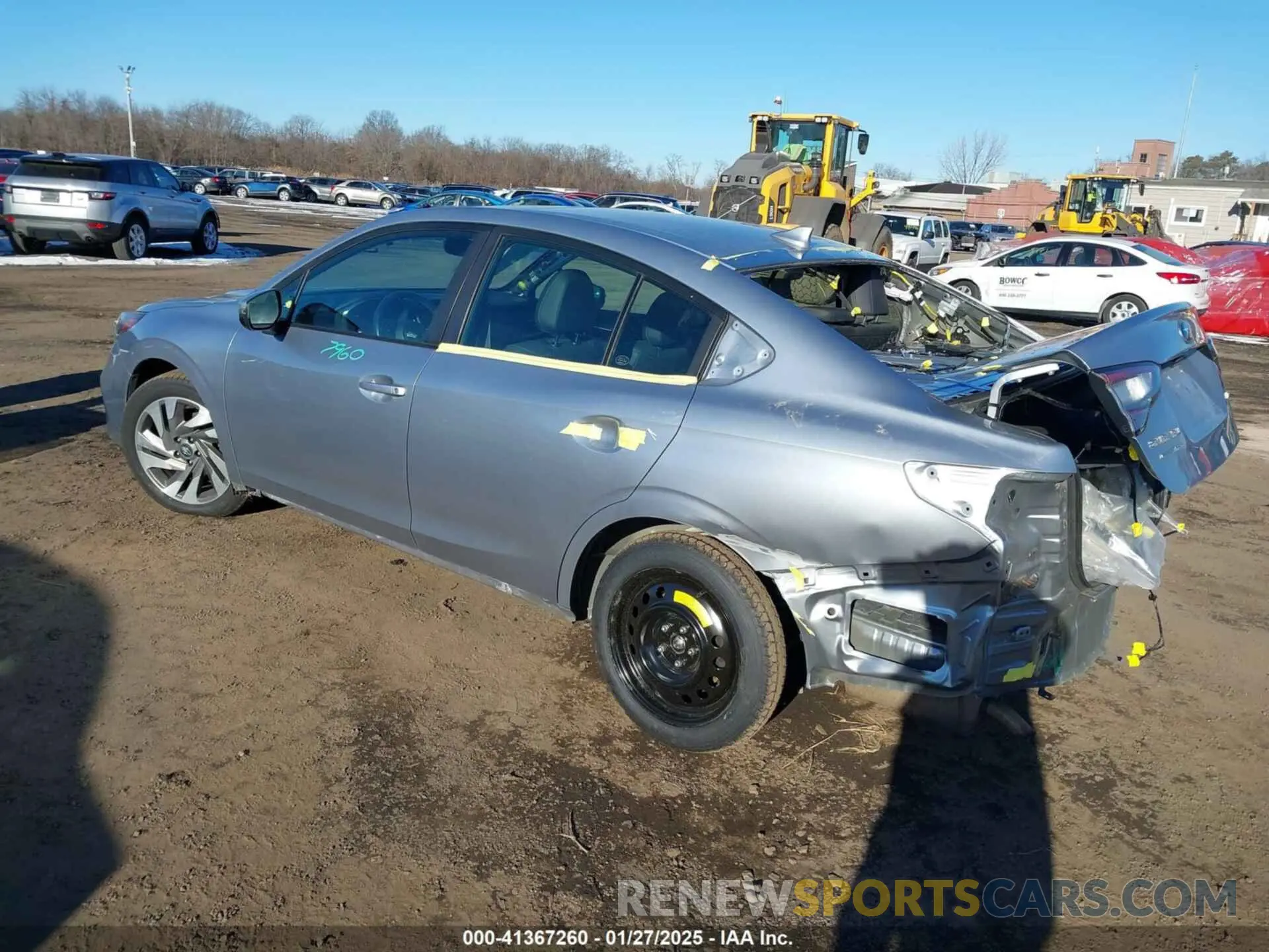 3 Photograph of a damaged car 4S3BWAN65P3008615 SUBARU LEGACY 2023