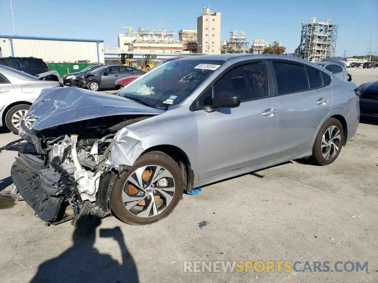 1 Photograph of a damaged car 4S3BWAB6XR3028432 SUBARU LEGACY 2024