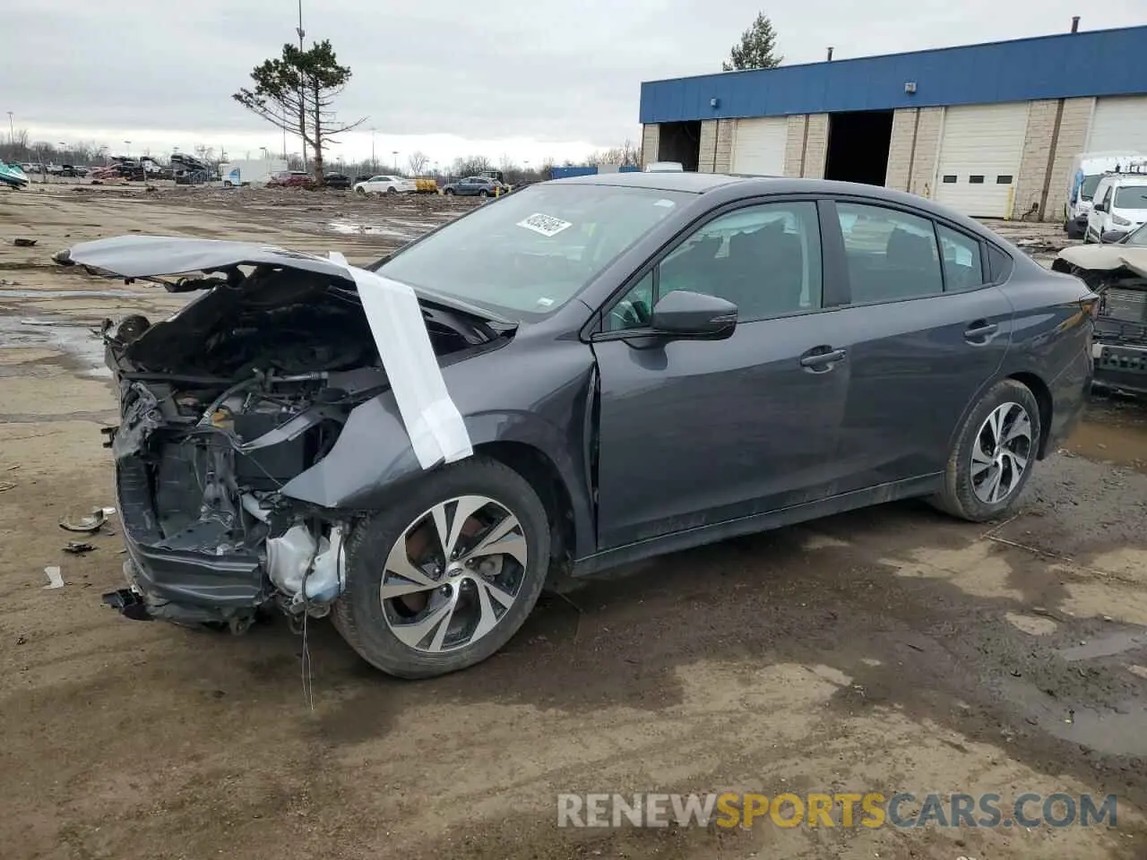 1 Photograph of a damaged car 4S3BWAD60R3010650 SUBARU LEGACY 2024