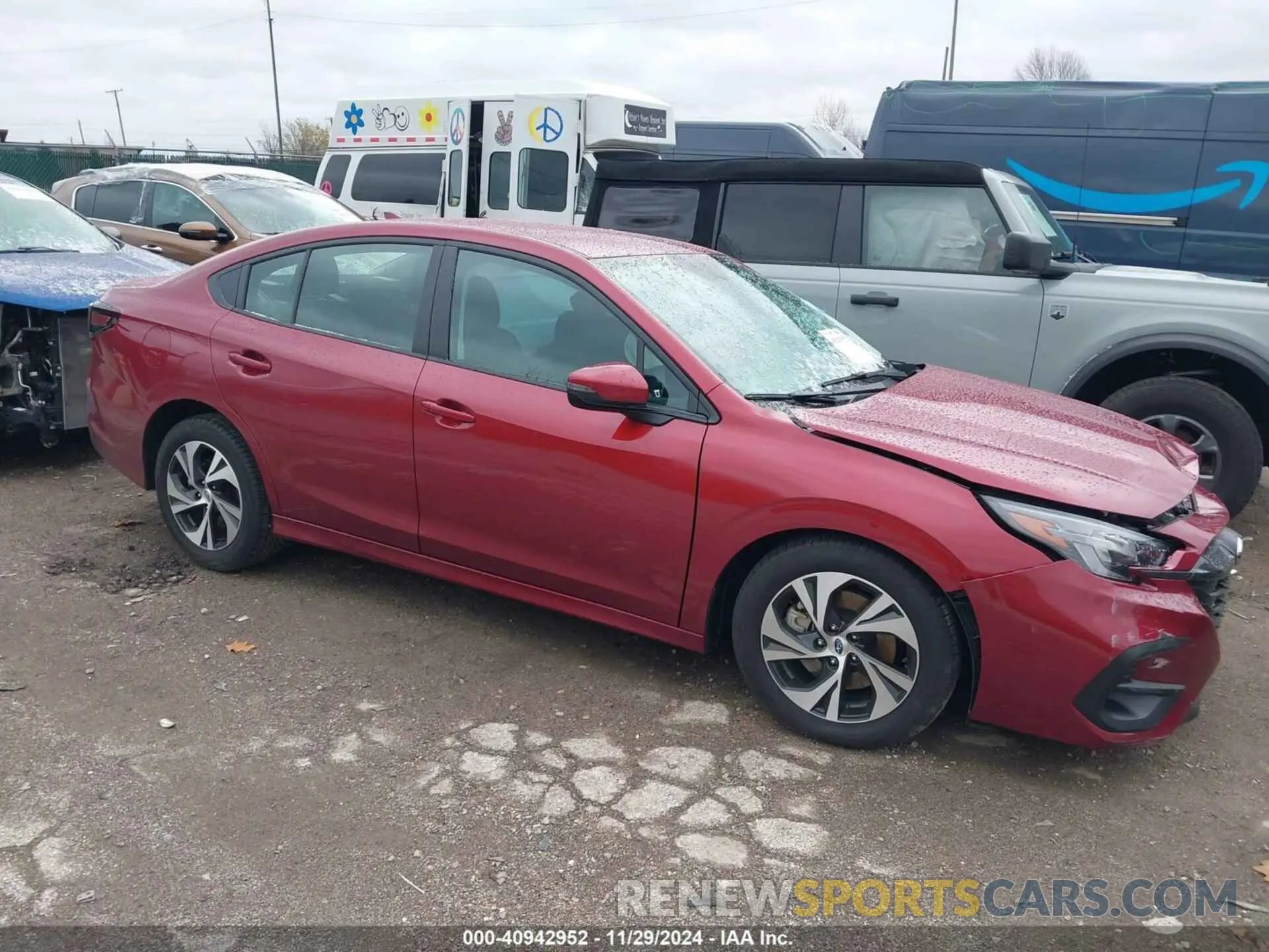 1 Photograph of a damaged car 4S3BWAD60R3021888 SUBARU LEGACY 2024