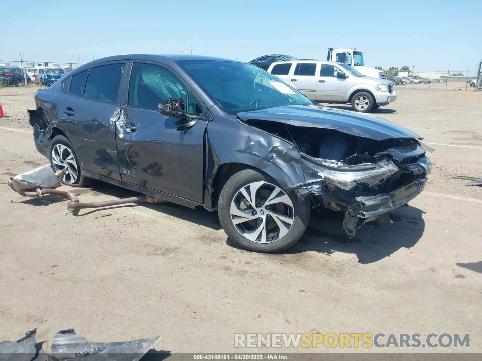1 Photograph of a damaged car 4S3BWAD64R3010201 SUBARU LEGACY 2024