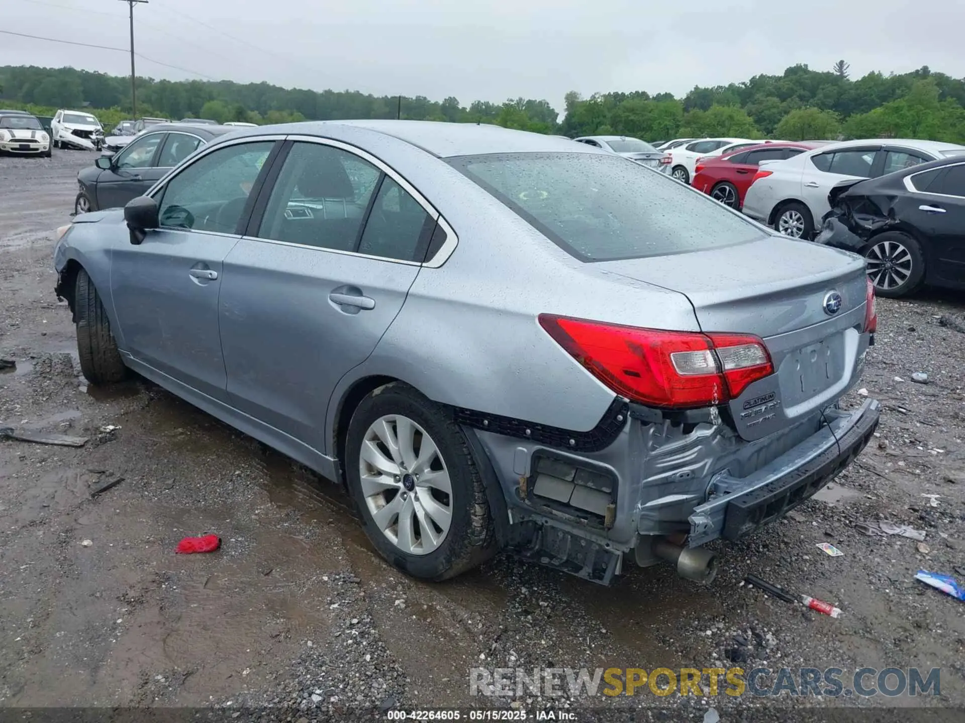 3 Photograph of a damaged car 4S3BWAD65R3029128 SUBARU LEGACY 2024
