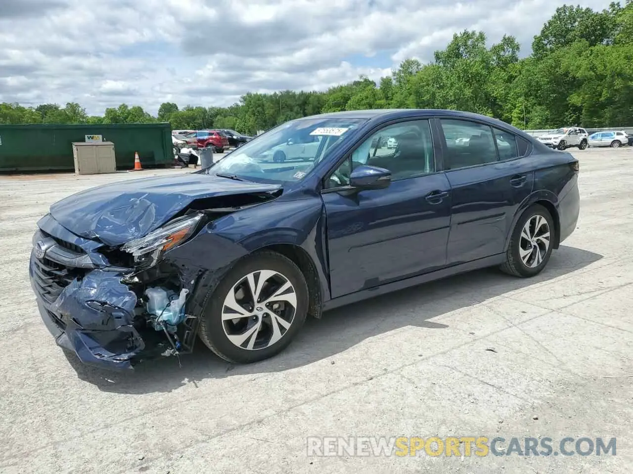 1 Photograph of a damaged car 4S3BWAD66R3007963 SUBARU LEGACY 2024