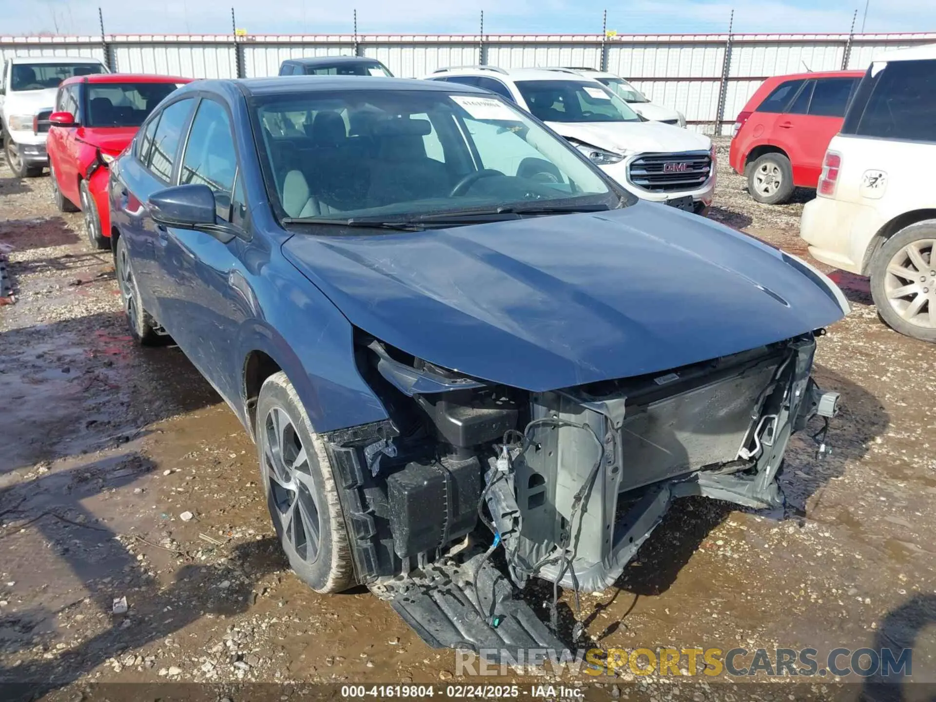 1 Photograph of a damaged car 4S3BWAD68R3017507 SUBARU LEGACY 2024