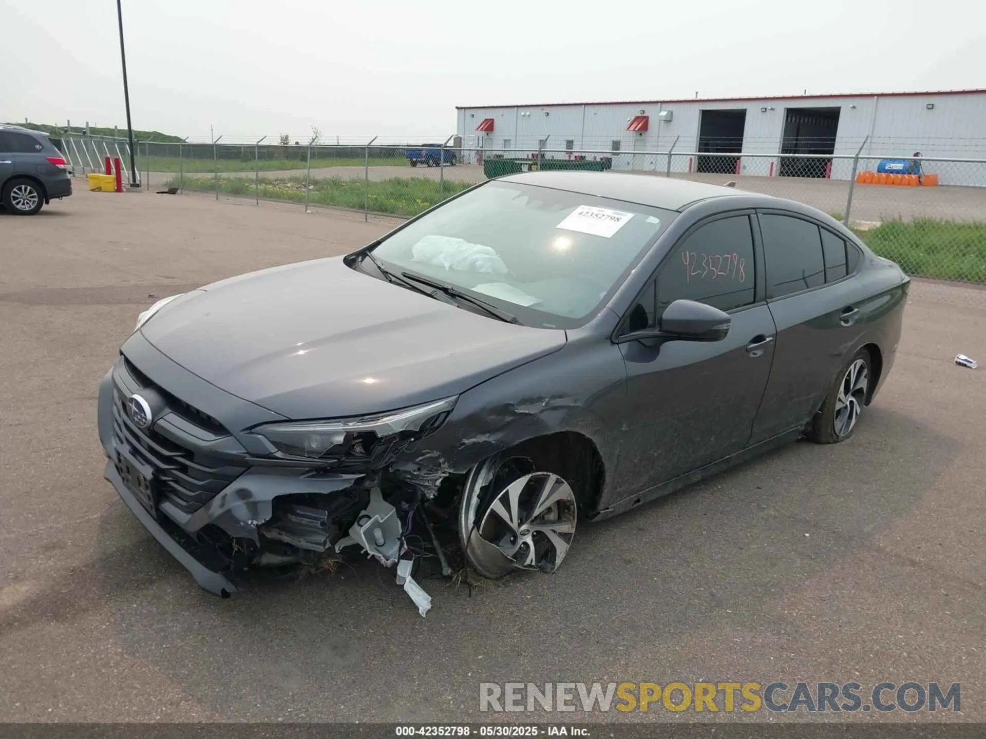 2 Photograph of a damaged car 4S3BWAD6XR3002622 SUBARU LEGACY 2024