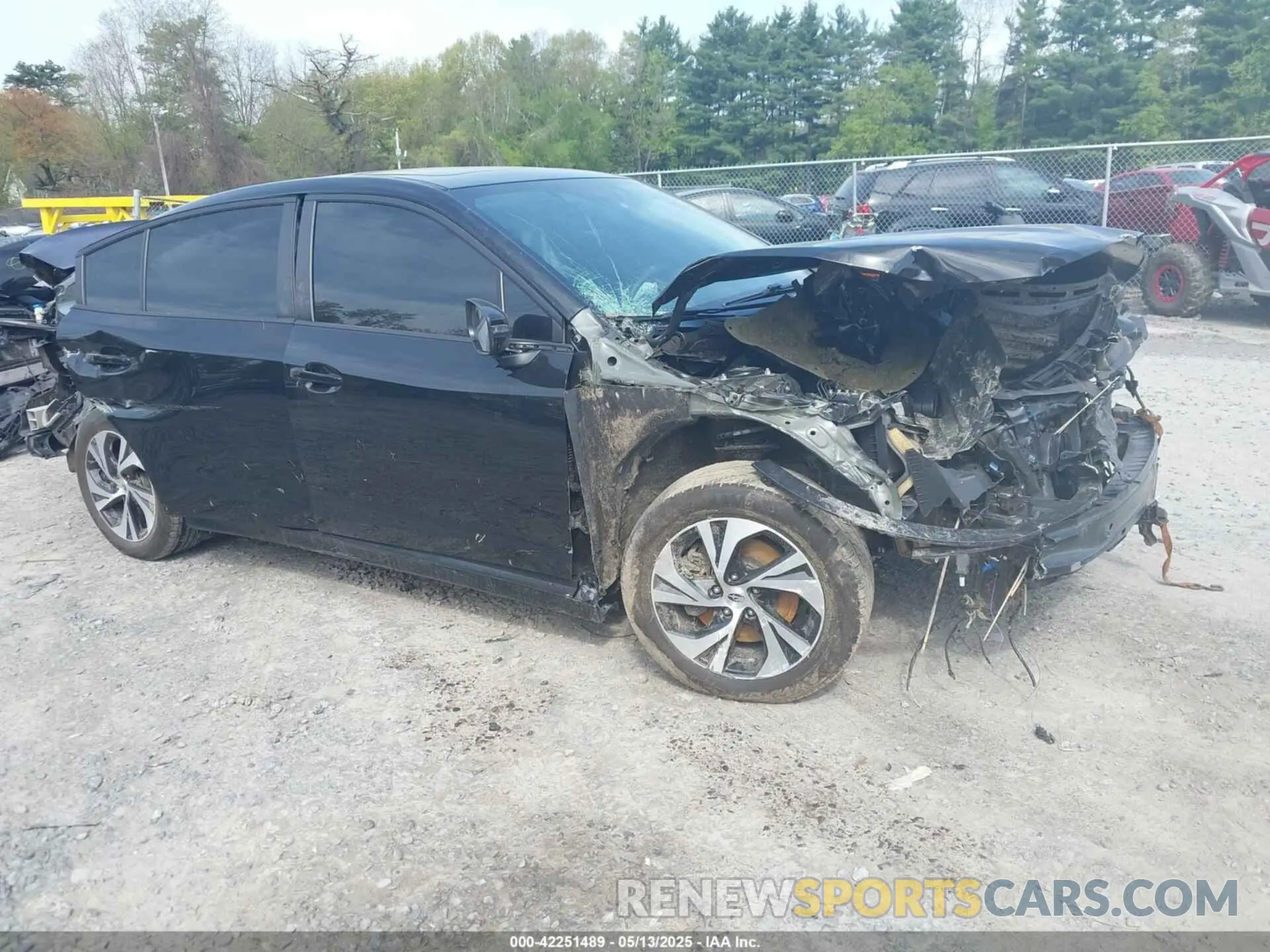1 Photograph of a damaged car 4S3BWAF60R3029065 SUBARU LEGACY 2024