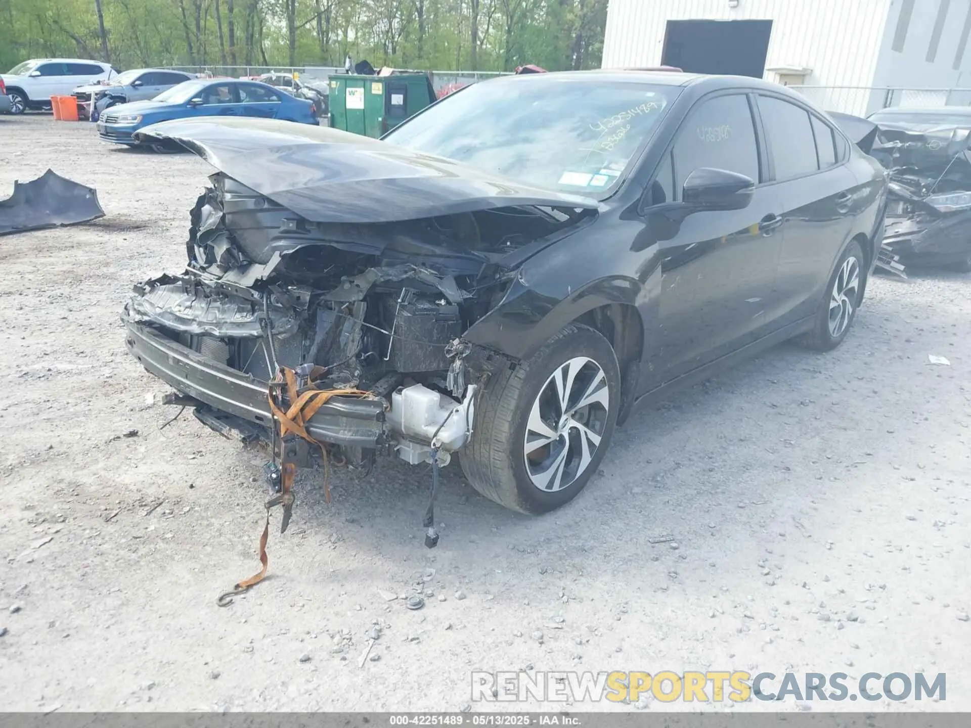 2 Photograph of a damaged car 4S3BWAF60R3029065 SUBARU LEGACY 2024